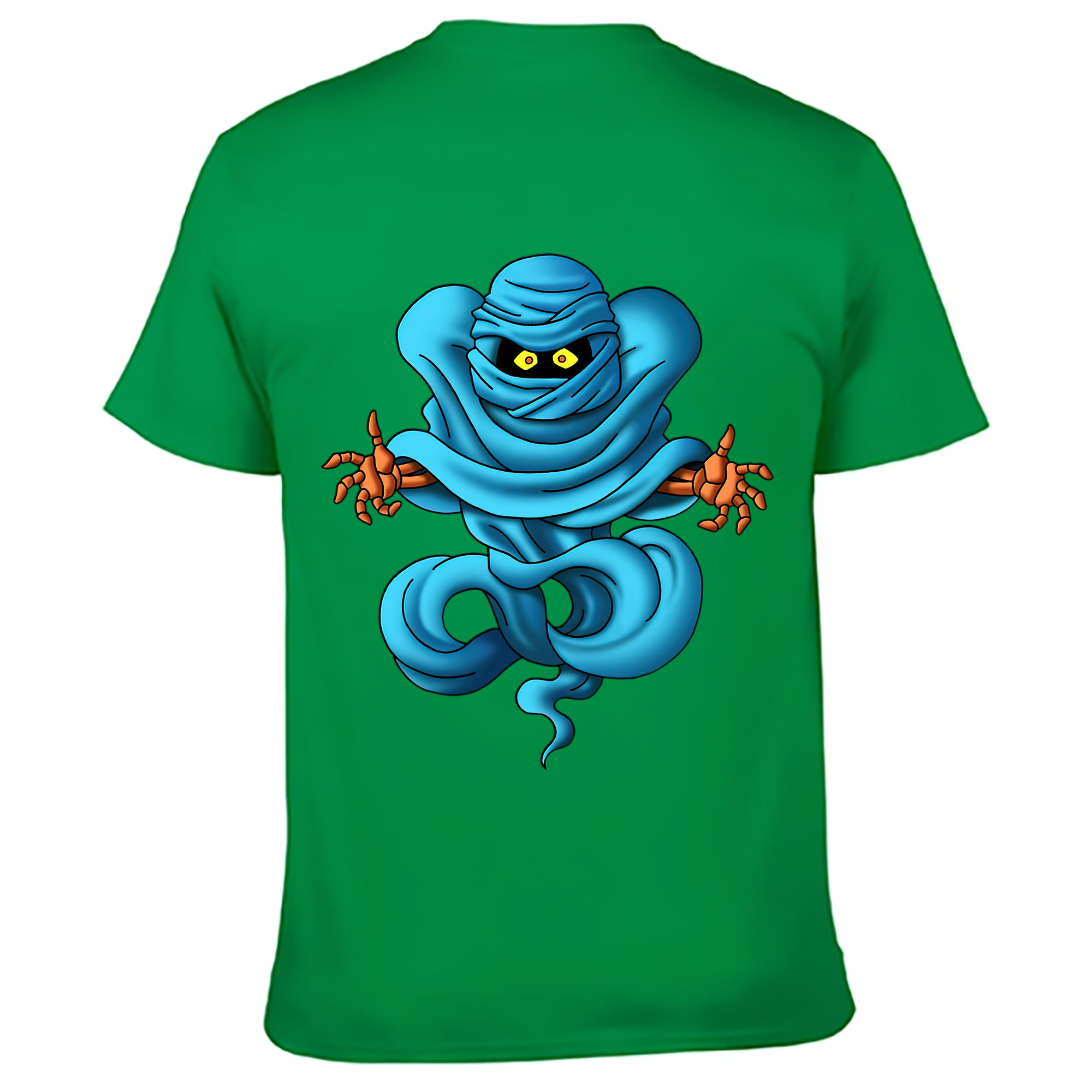 （画像用） ドラゴンクエスト Doragon Kuesuto Dragon Quest 綿100％ メンズ半袖Tシャツ（バックプリント） 通気性