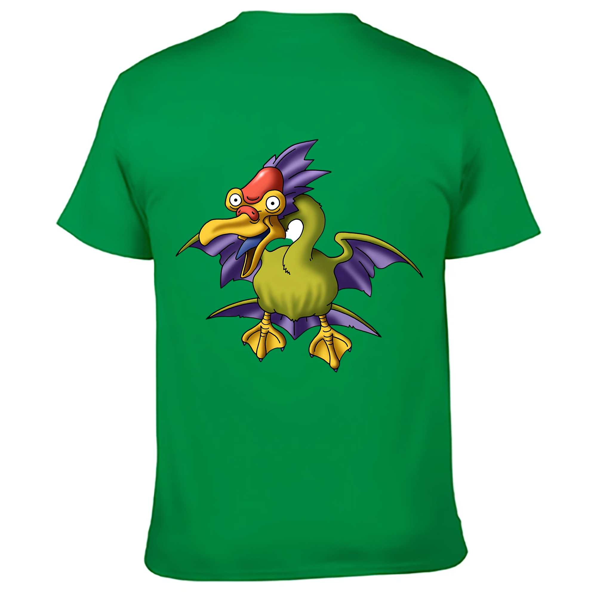 （画像用） ドラゴンクエスト Doragon Kuesuto Dragon Quest 綿100％ メンズ半袖Tシャツ（バックプリント） 通気性