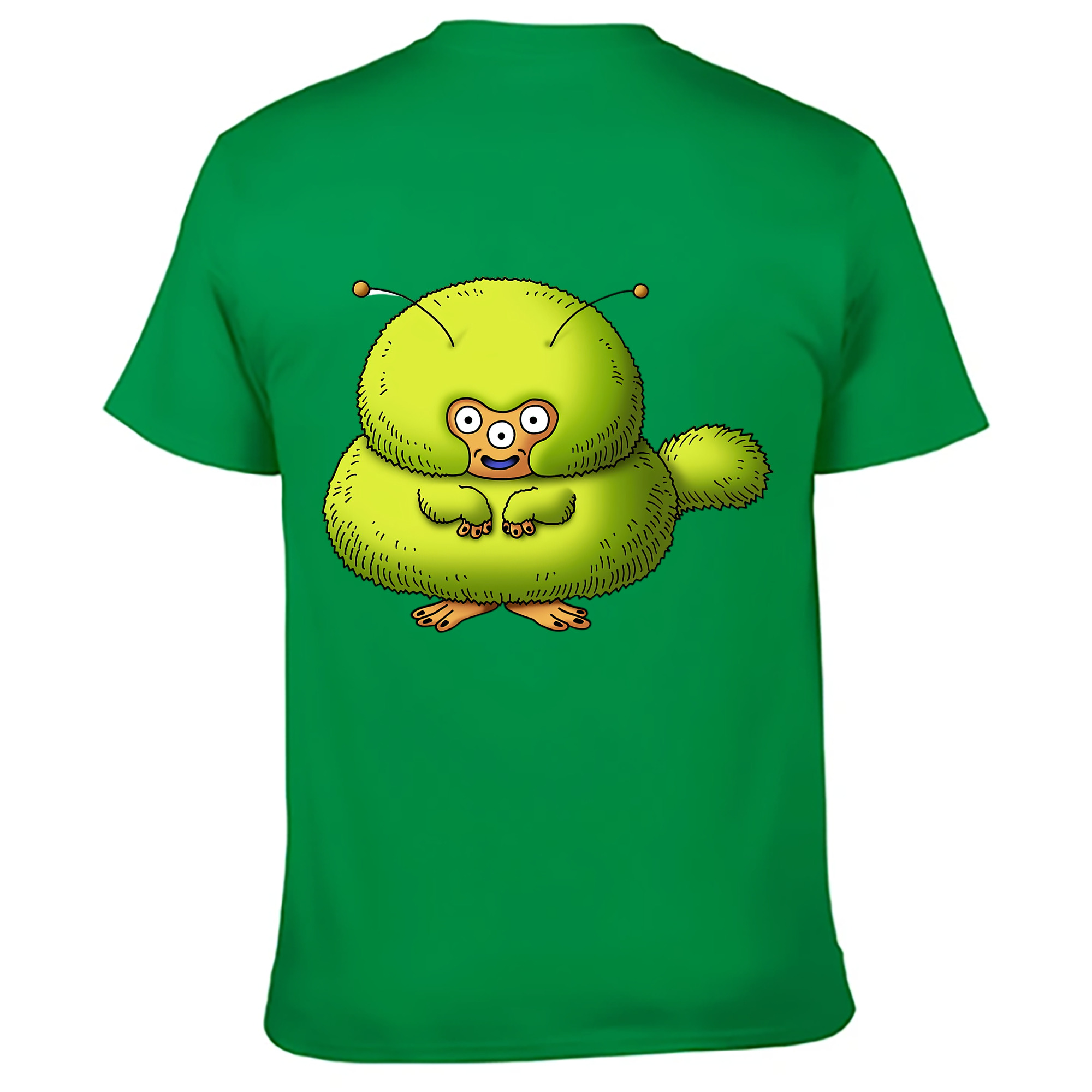 （画像用） ドラゴンクエスト Doragon Kuesuto Dragon Quest 綿100％ メンズ半袖Tシャツ（バックプリント） 通気性