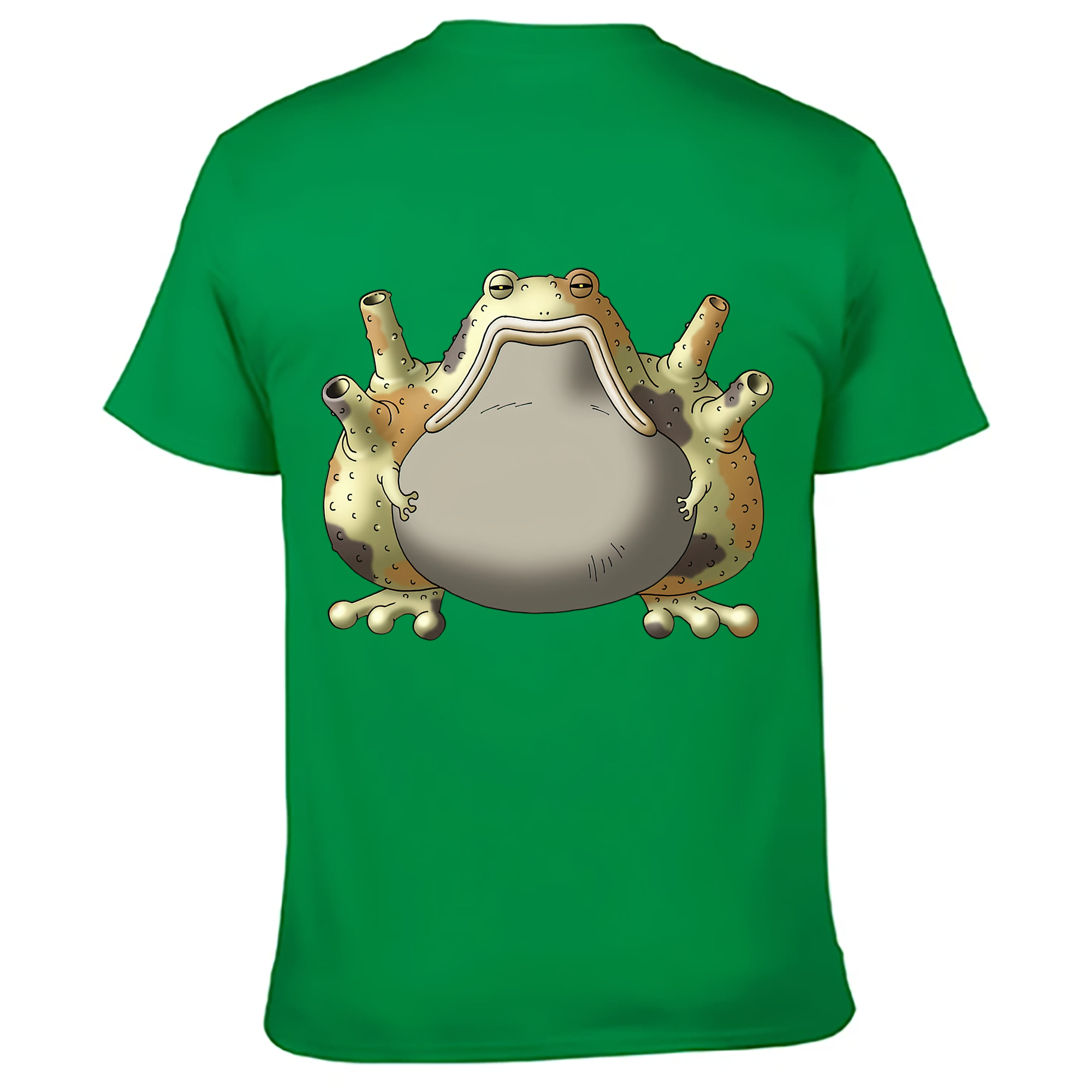 （画像用） ドラゴンクエスト Doragon Kuesuto Dragon Quest 綿100％ メンズ半袖Tシャツ（バックプリント） 通気性