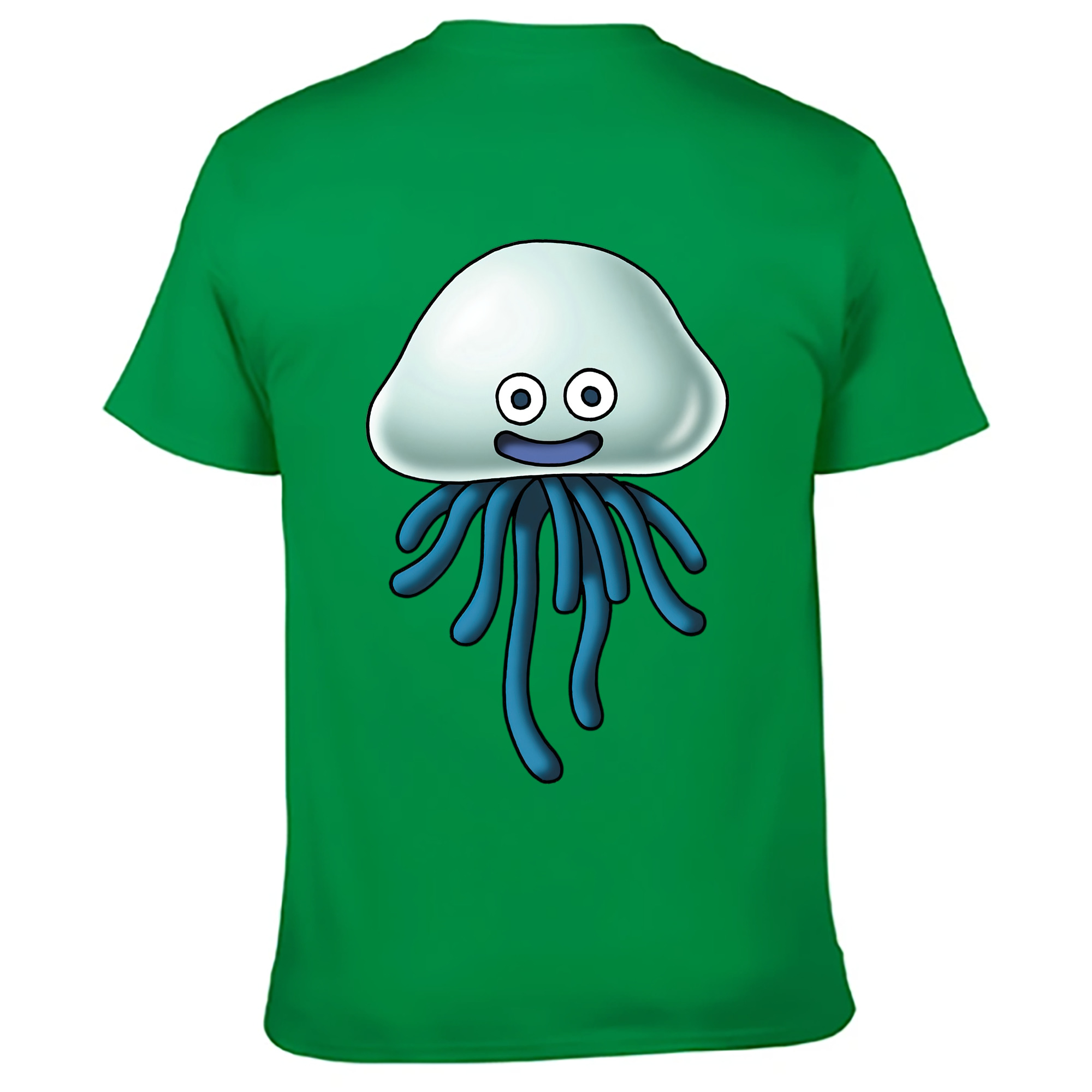 （画像用） ドラゴンクエスト Doragon Kuesuto Dragon Quest 綿100％ メンズ半袖Tシャツ（バックプリント） 通気性