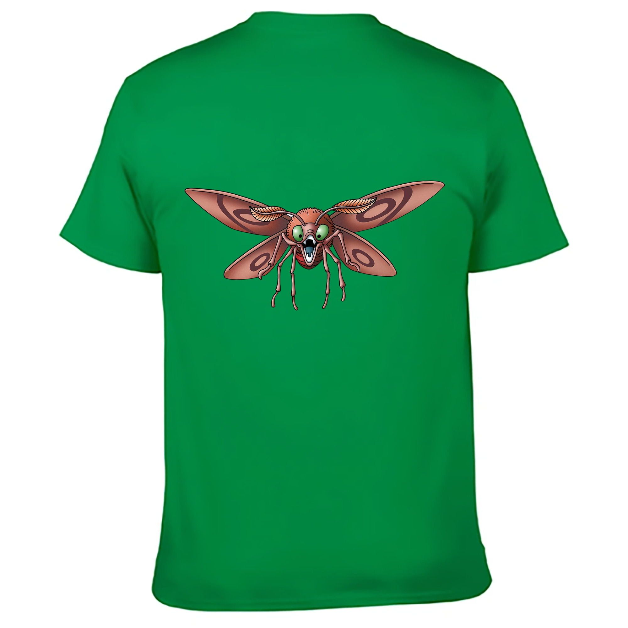 （画像用） ドラゴンクエスト Doragon Kuesuto Dragon Quest 綿100％ メンズ半袖Tシャツ（バックプリント） 通気性