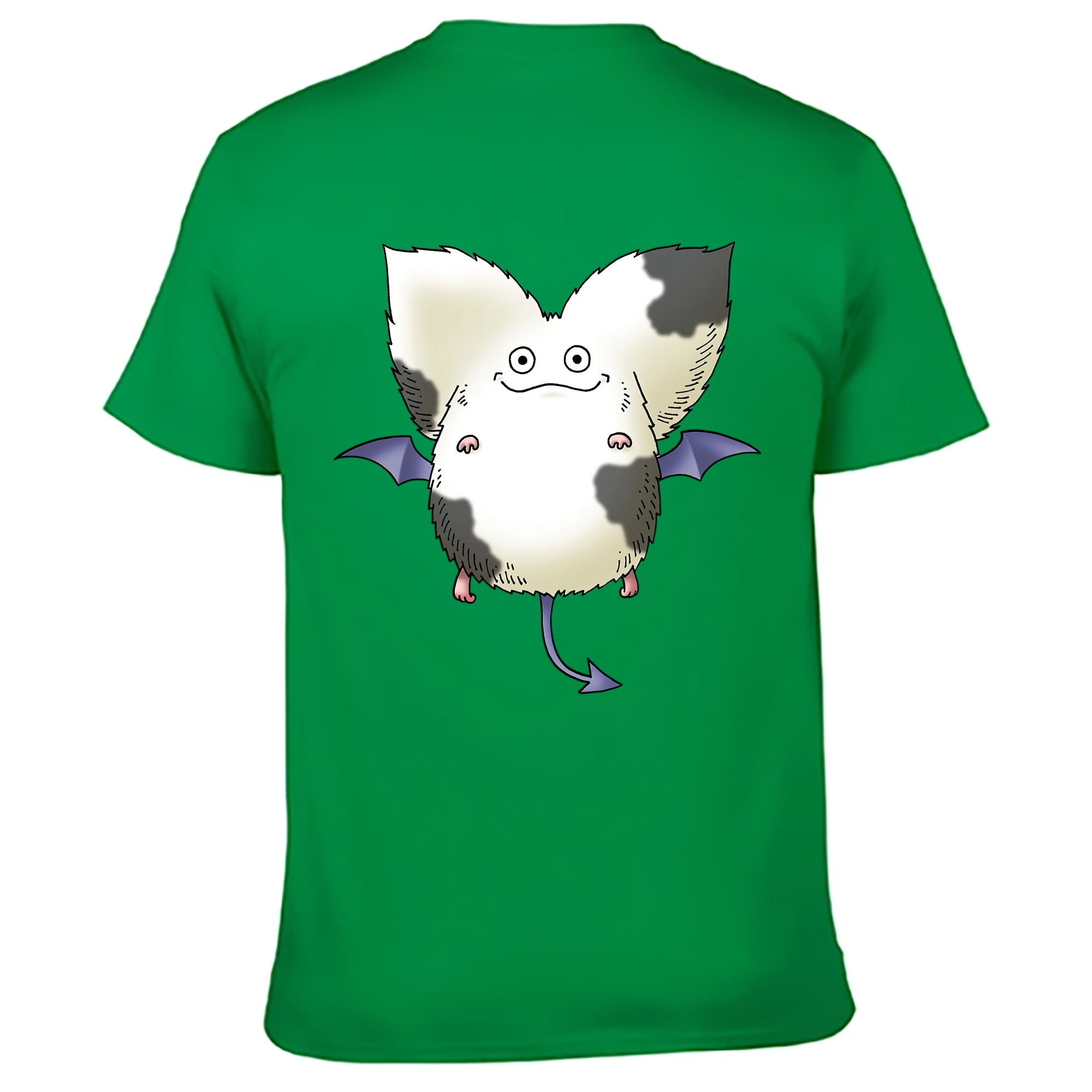 （画像用） ドラゴンクエスト Doragon Kuesuto Dragon Quest 綿100％ メンズ半袖Tシャツ（バックプリント） 通気性