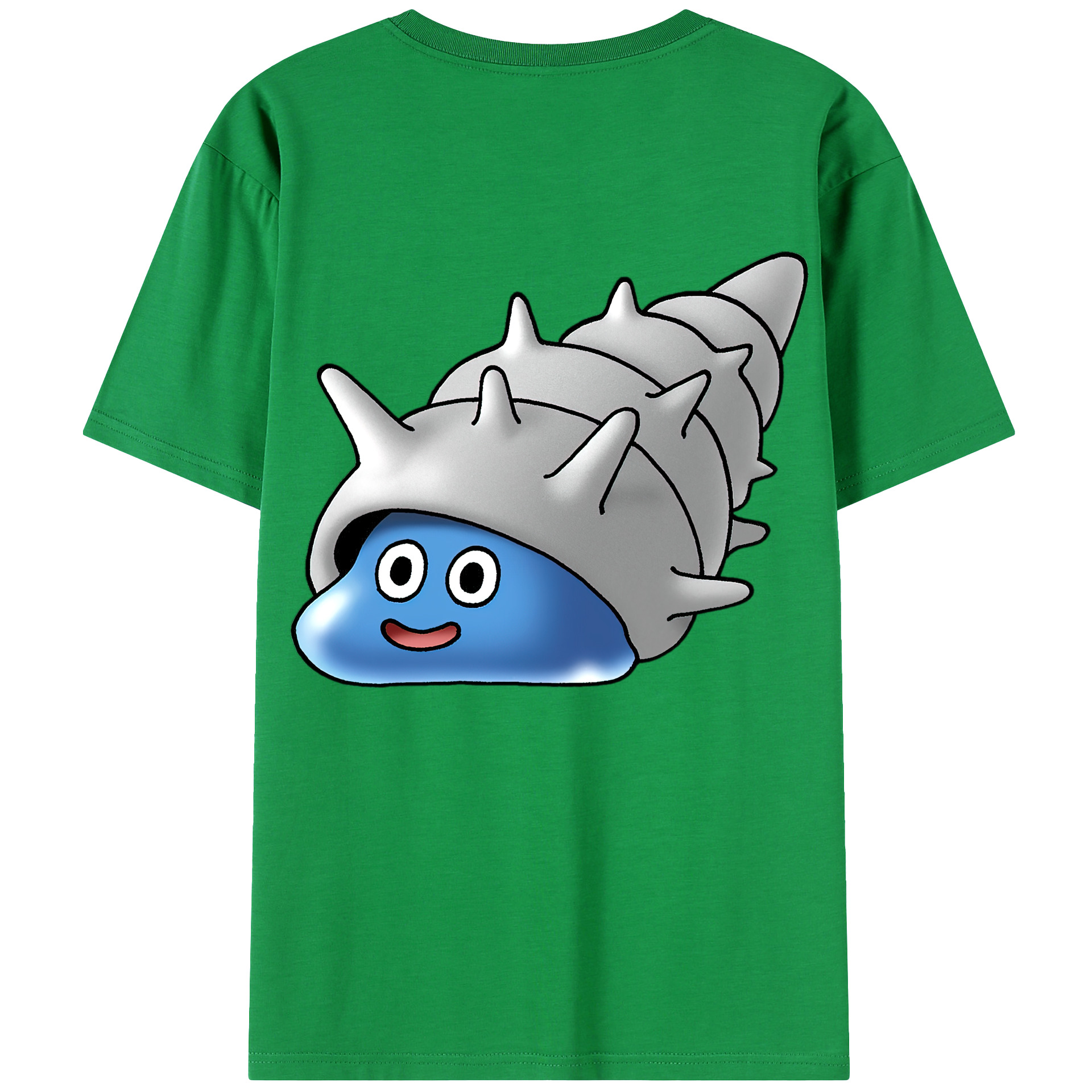 （画像用） ドラゴンクエスト Doragon Kuesuto Dragon Quest 綿100％ メンズ半袖Tシャツ（バックプリント） 通気性