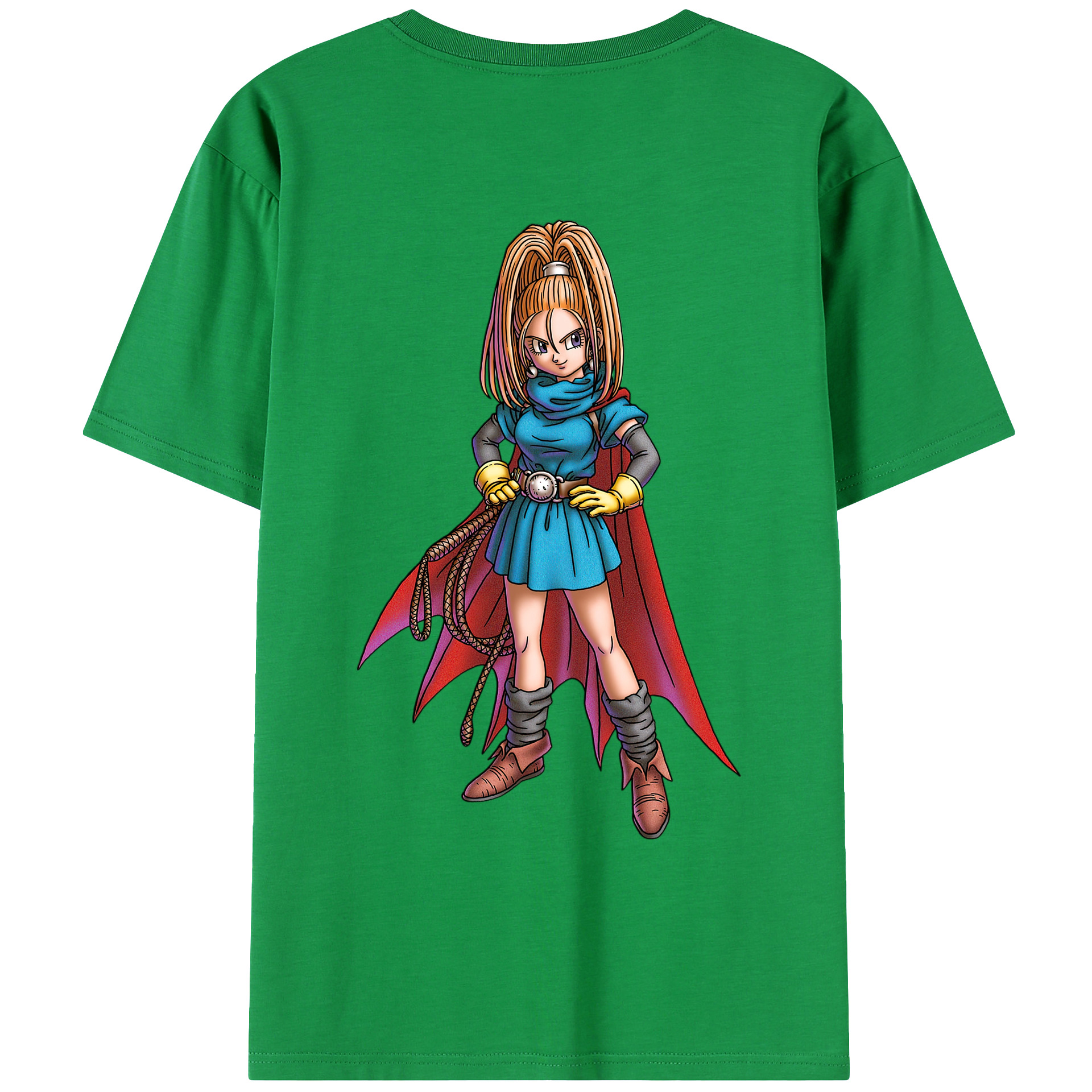 （画像用） ドラゴンクエスト Doragon Kuesuto Dragon Quest 綿100％ メンズ半袖Tシャツ（バックプリント） 通気性
