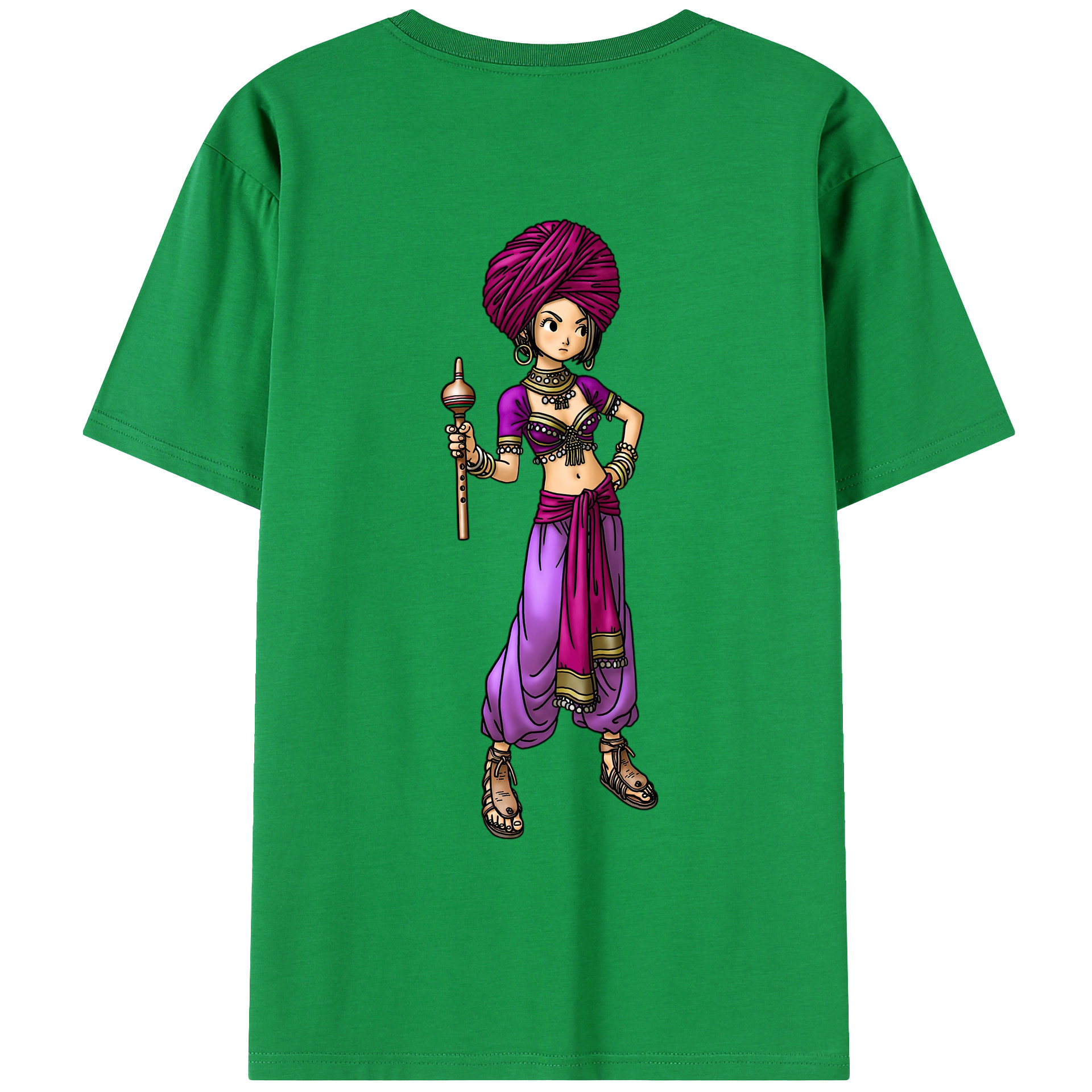 （画像用） ドラゴンクエスト Doragon Kuesuto Dragon Quest 綿100％ メンズ半袖Tシャツ（バックプリント） 通気性