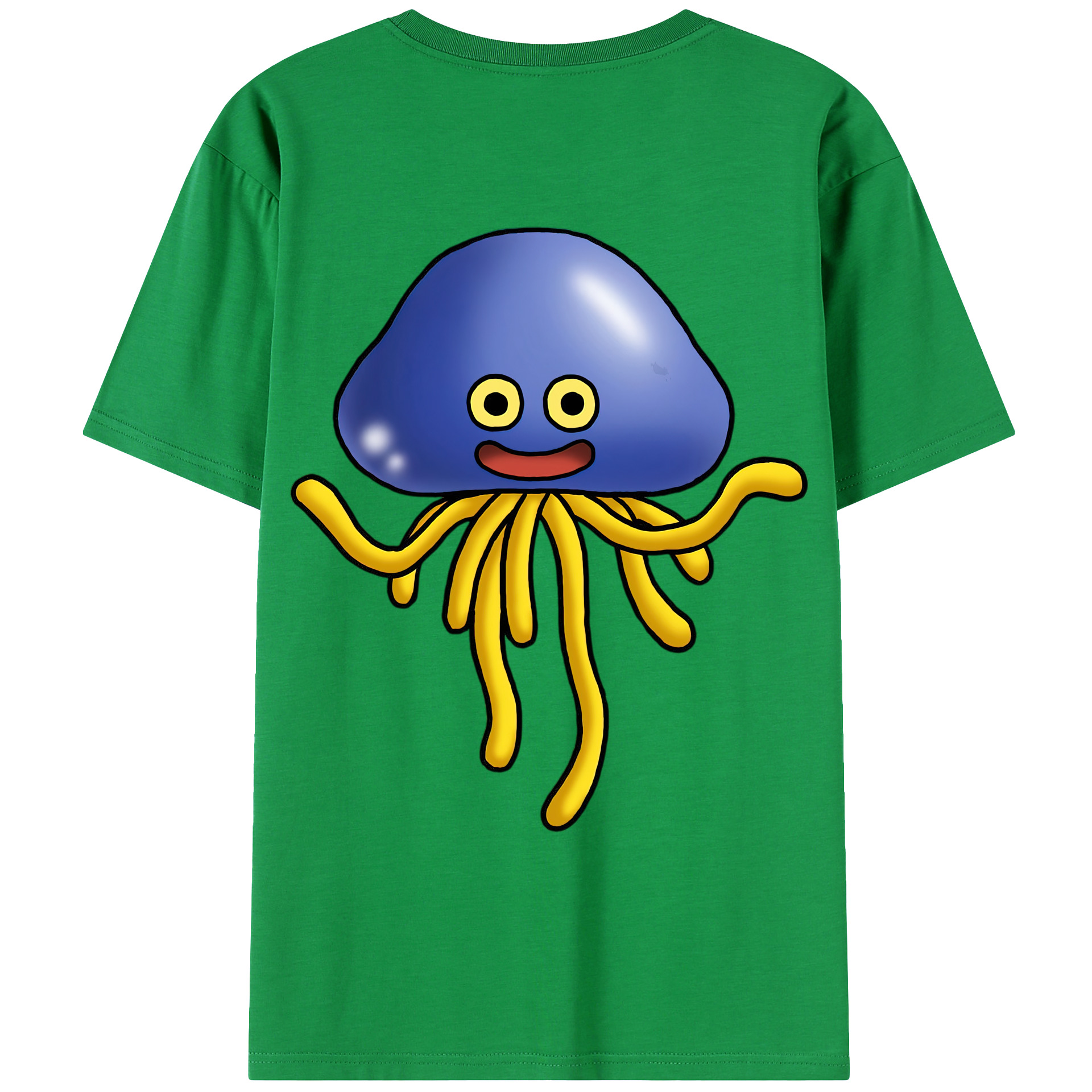 （画像用） ドラゴンクエスト Doragon Kuesuto Dragon Quest 綿100％ メンズ半袖Tシャツ（バックプリント） 通気性