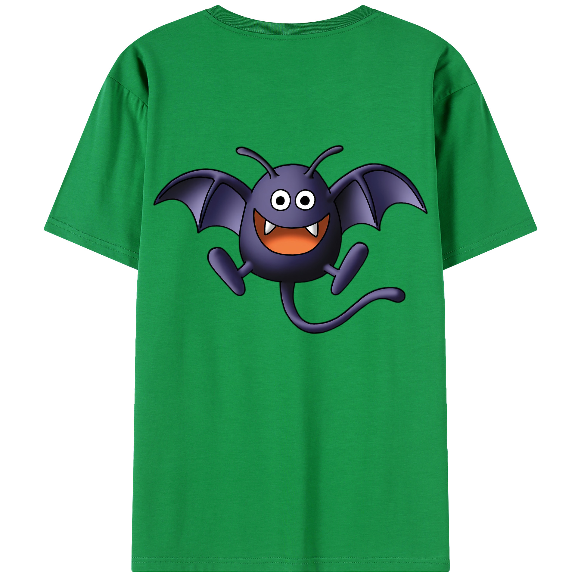（画像用） ドラゴンクエスト Doragon Kuesuto Dragon Quest 綿100％ メンズ半袖Tシャツ（バックプリント） 通気性