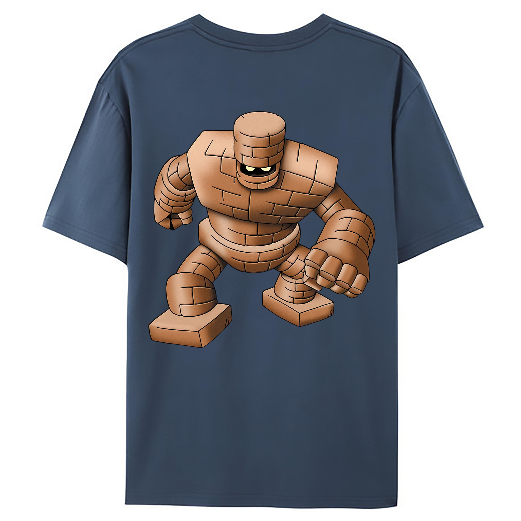 （画像用） ドラゴンクエスト Doragon Kuesuto Dragon Quest 綿100％ メンズ半袖Tシャツ（バックプリント） 通気性