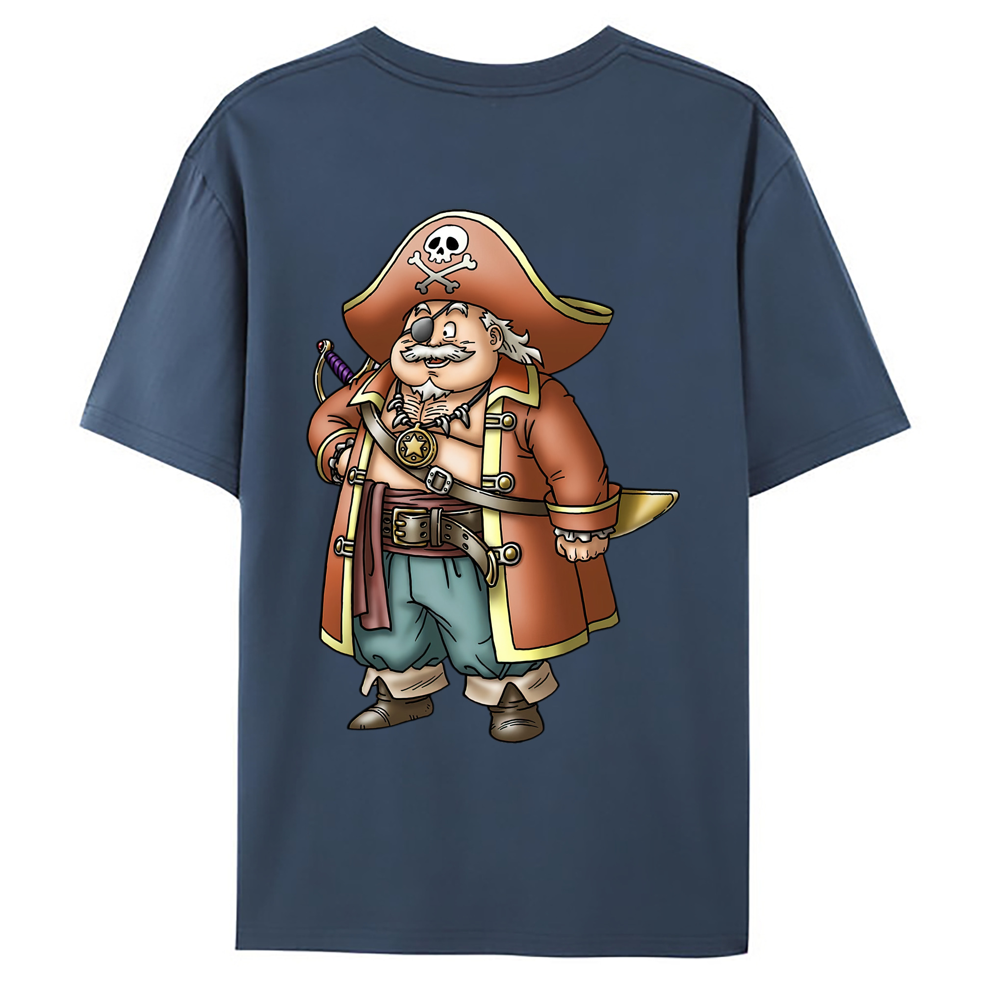 （画像用） ドラゴンクエスト Doragon Kuesuto Dragon Quest 綿100％ メンズ半袖Tシャツ（バックプリント） 通気性