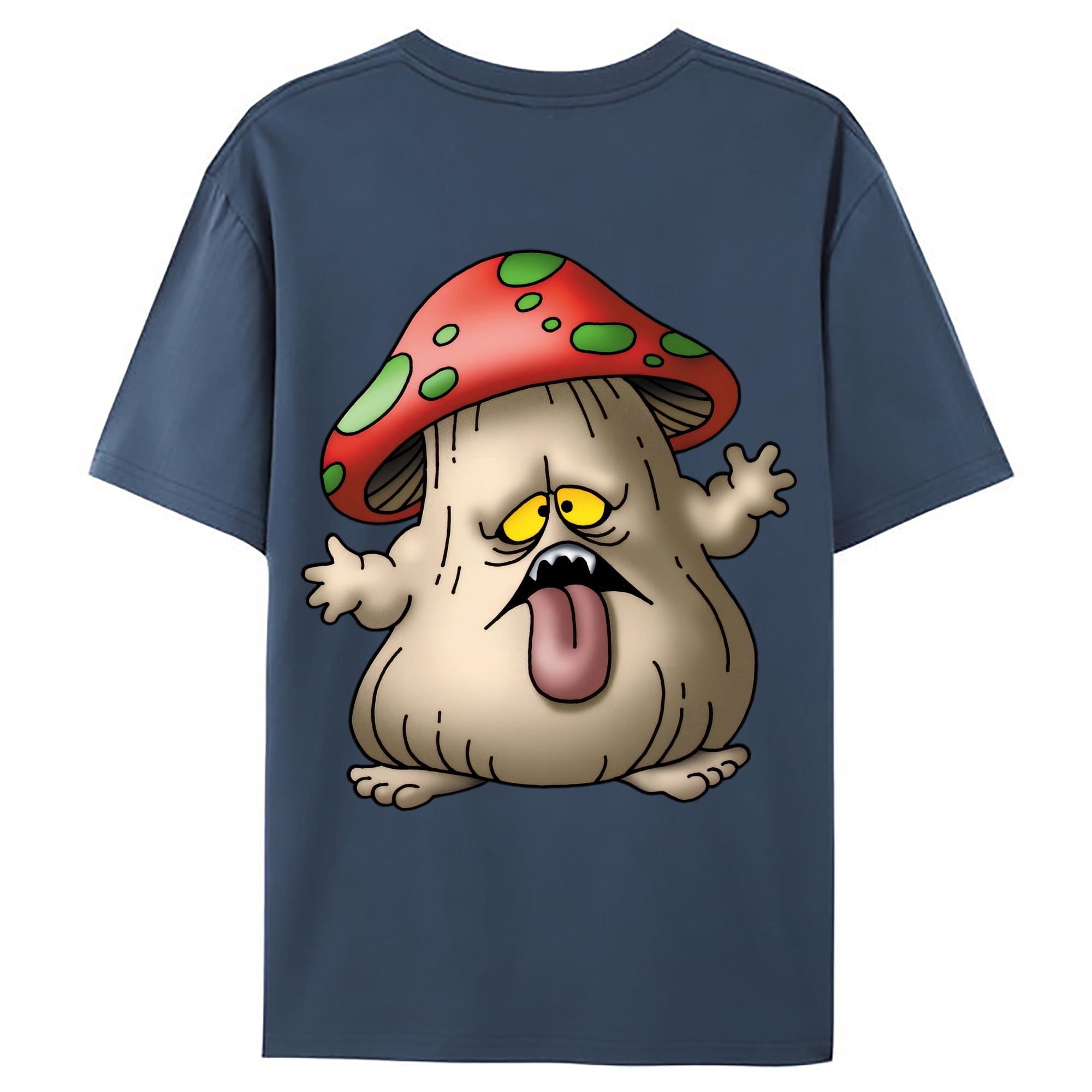 （画像用） ドラゴンクエスト Doragon Kuesuto Dragon Quest 綿100％ メンズ半袖Tシャツ（バックプリント） 通気性