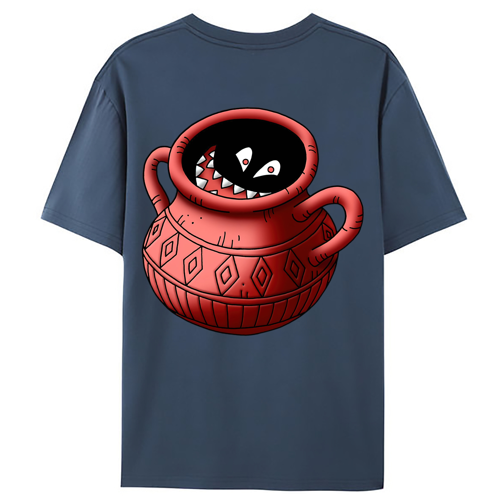（画像用） ドラゴンクエスト Doragon Kuesuto Dragon Quest 綿100％ メンズ半袖Tシャツ（バックプリント） 通気性