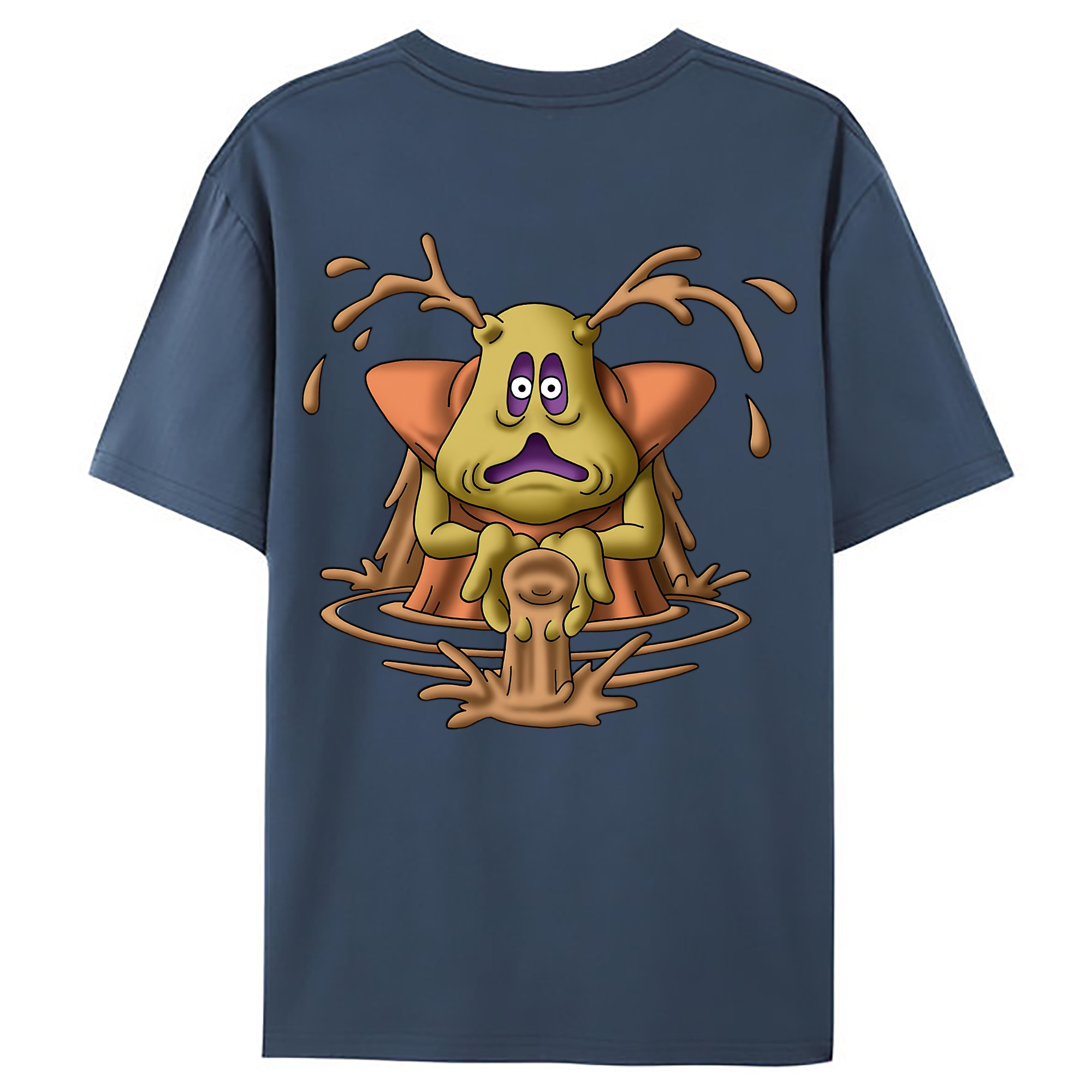 （画像用） ドラゴンクエスト Doragon Kuesuto Dragon Quest 綿100％ メンズ半袖Tシャツ（バックプリント） 通気性