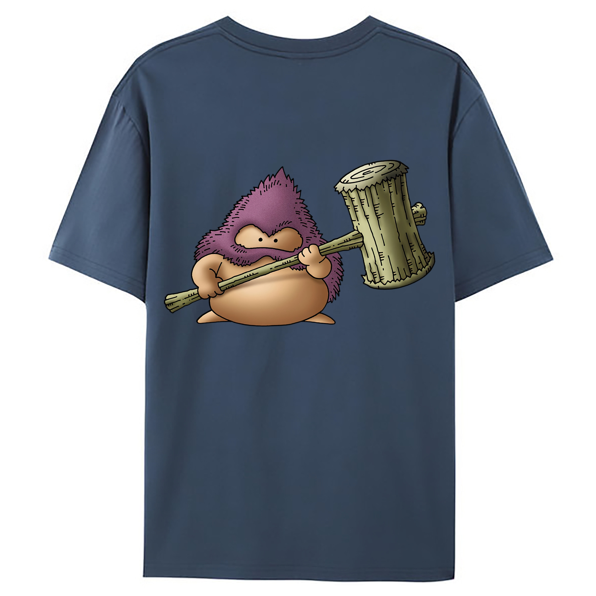 （画像用） ドラゴンクエスト Doragon Kuesuto Dragon Quest 綿100％ メンズ半袖Tシャツ（バックプリント） 通気性