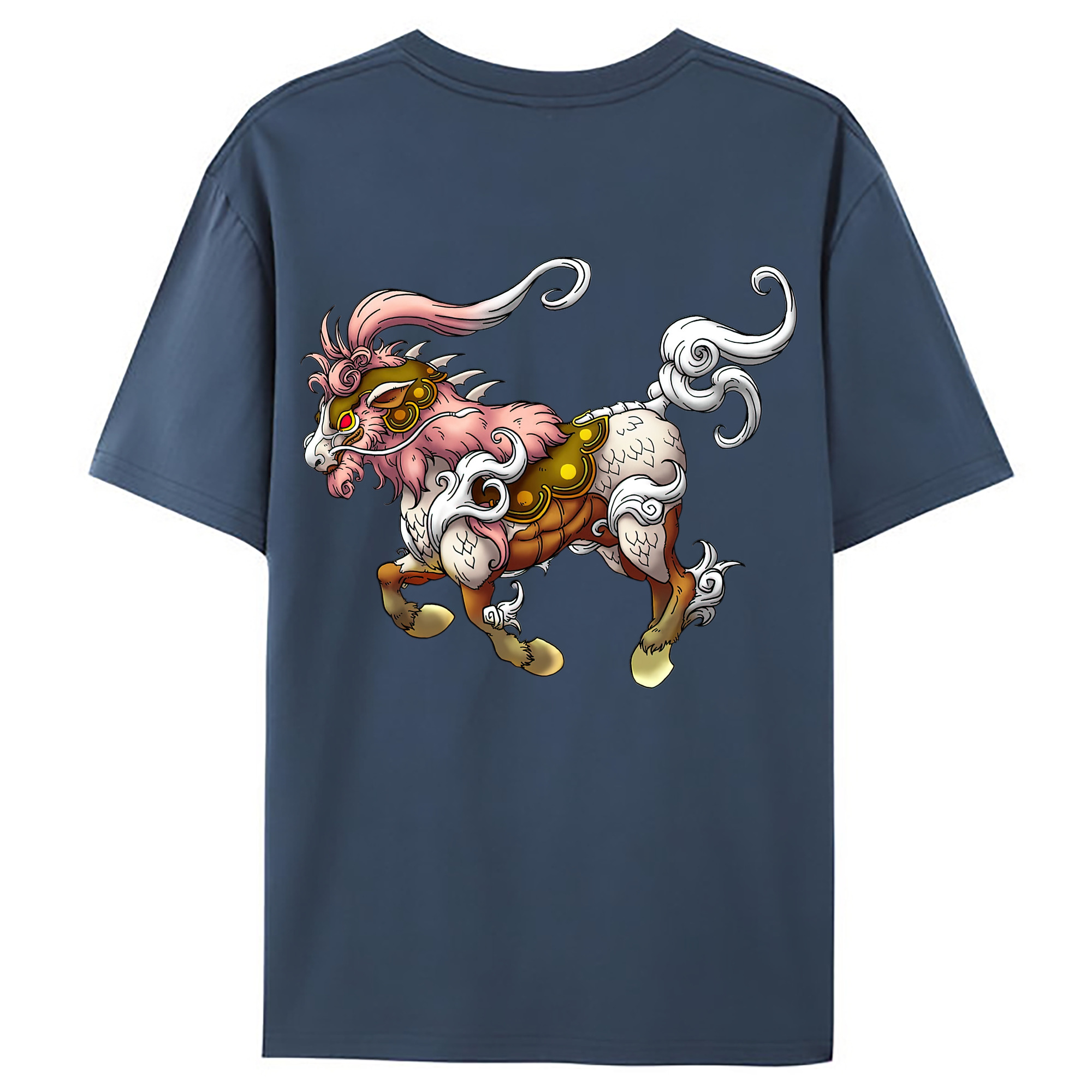 （画像用） ドラゴンクエスト Doragon Kuesuto Dragon Quest 綿100％ メンズ半袖Tシャツ（バックプリント） 通気性