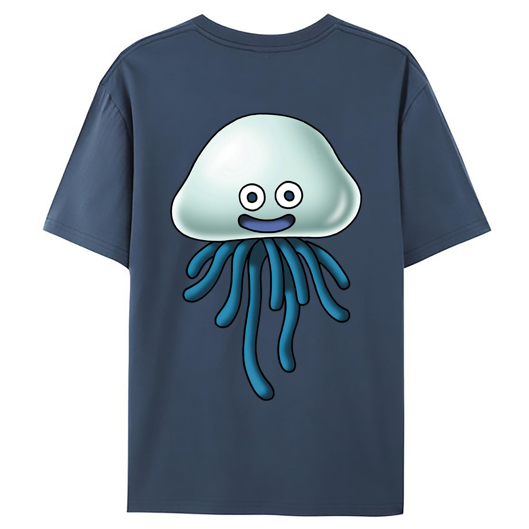 （画像用） ドラゴンクエスト Doragon Kuesuto Dragon Quest 綿100％ メンズ半袖Tシャツ（バックプリント） 通気性