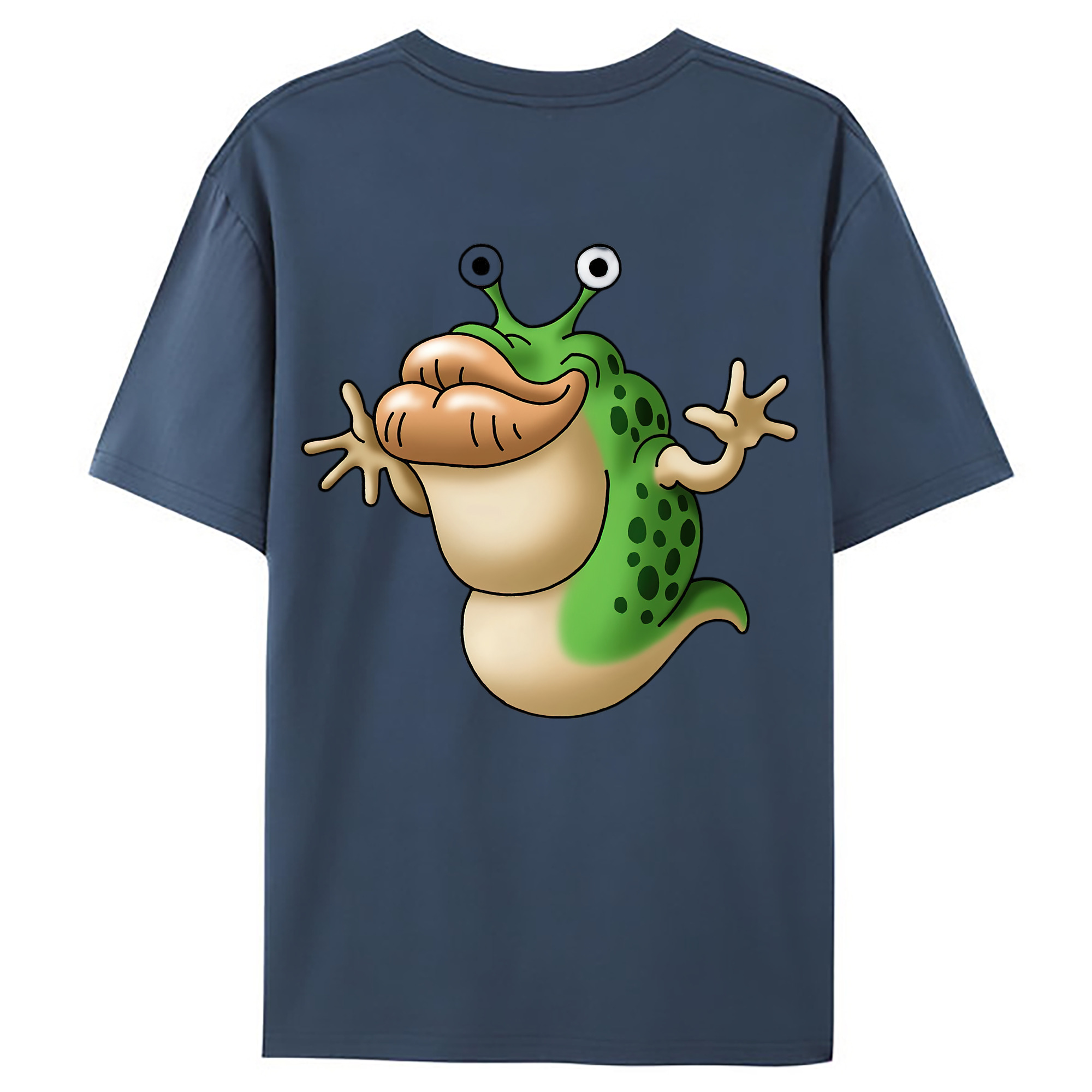（画像用） ドラゴンクエスト Doragon Kuesuto Dragon Quest 綿100％ メンズ半袖Tシャツ（バックプリント） 通気性