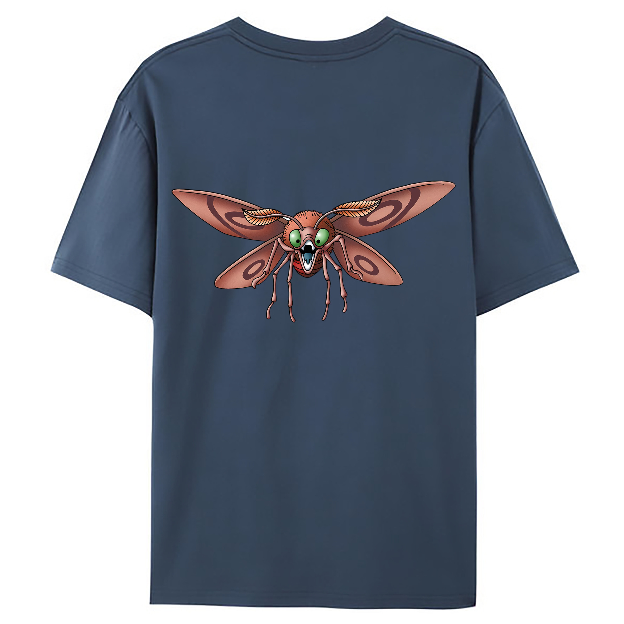 （画像用） ドラゴンクエスト Doragon Kuesuto Dragon Quest 綿100％ メンズ半袖Tシャツ（バックプリント） 通気性