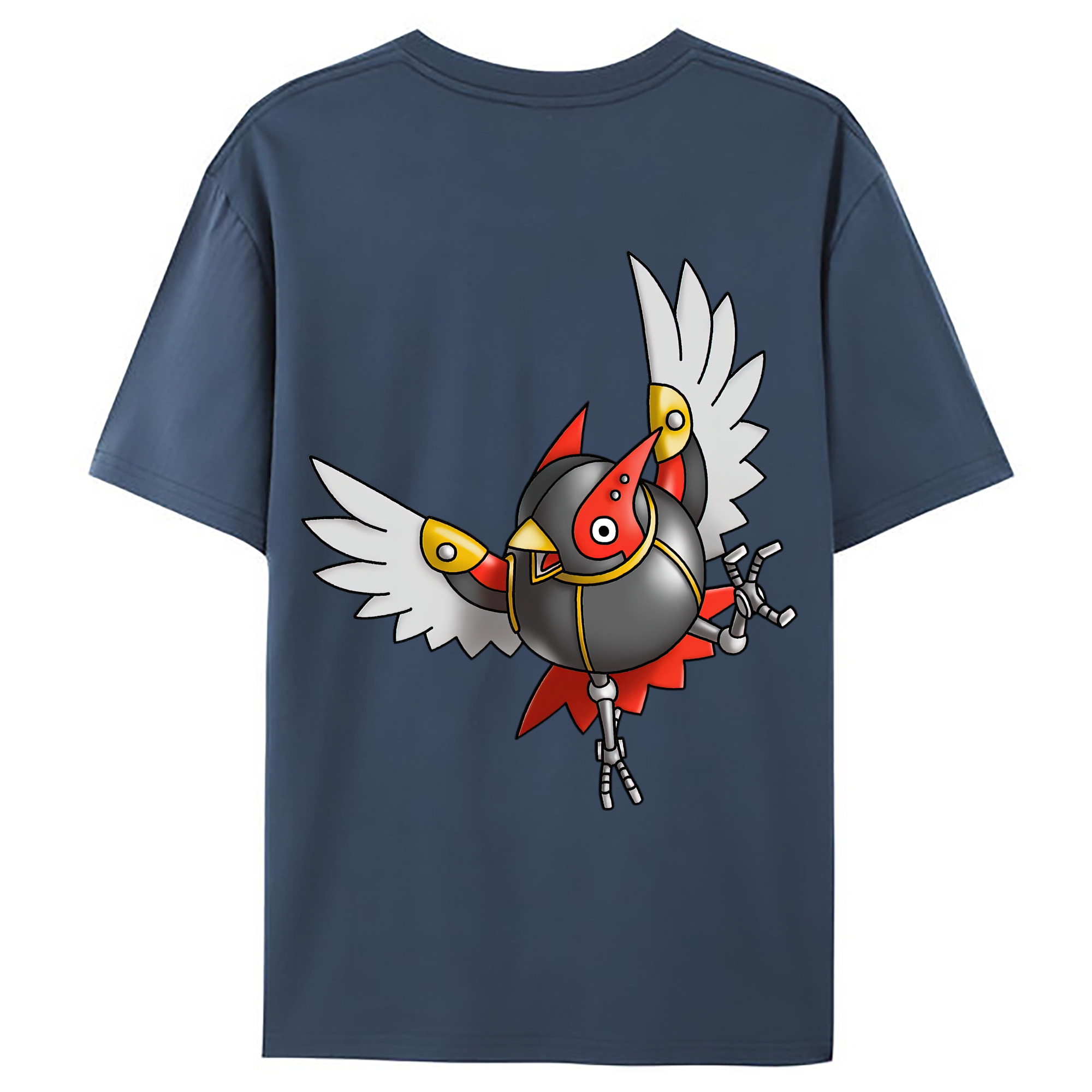 （画像用） ドラゴンクエスト Doragon Kuesuto Dragon Quest 綿100％ メンズ半袖Tシャツ（バックプリント） 通気性