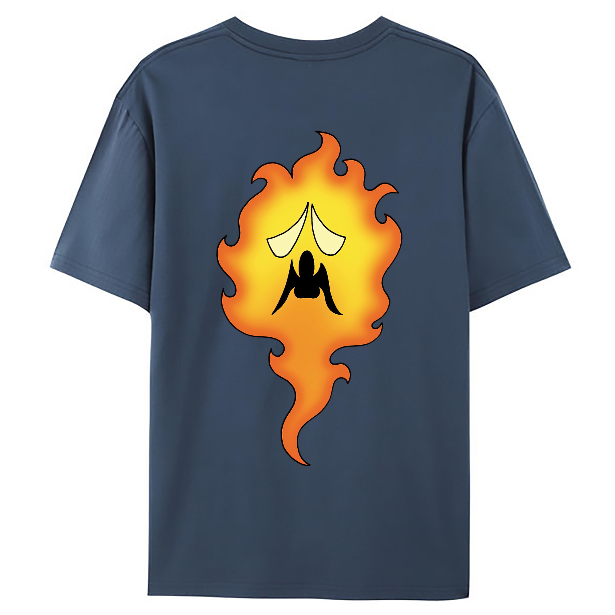 （画像用） ドラゴンクエスト Doragon Kuesuto Dragon Quest 綿100％ メンズ半袖Tシャツ（バックプリント） 通気性