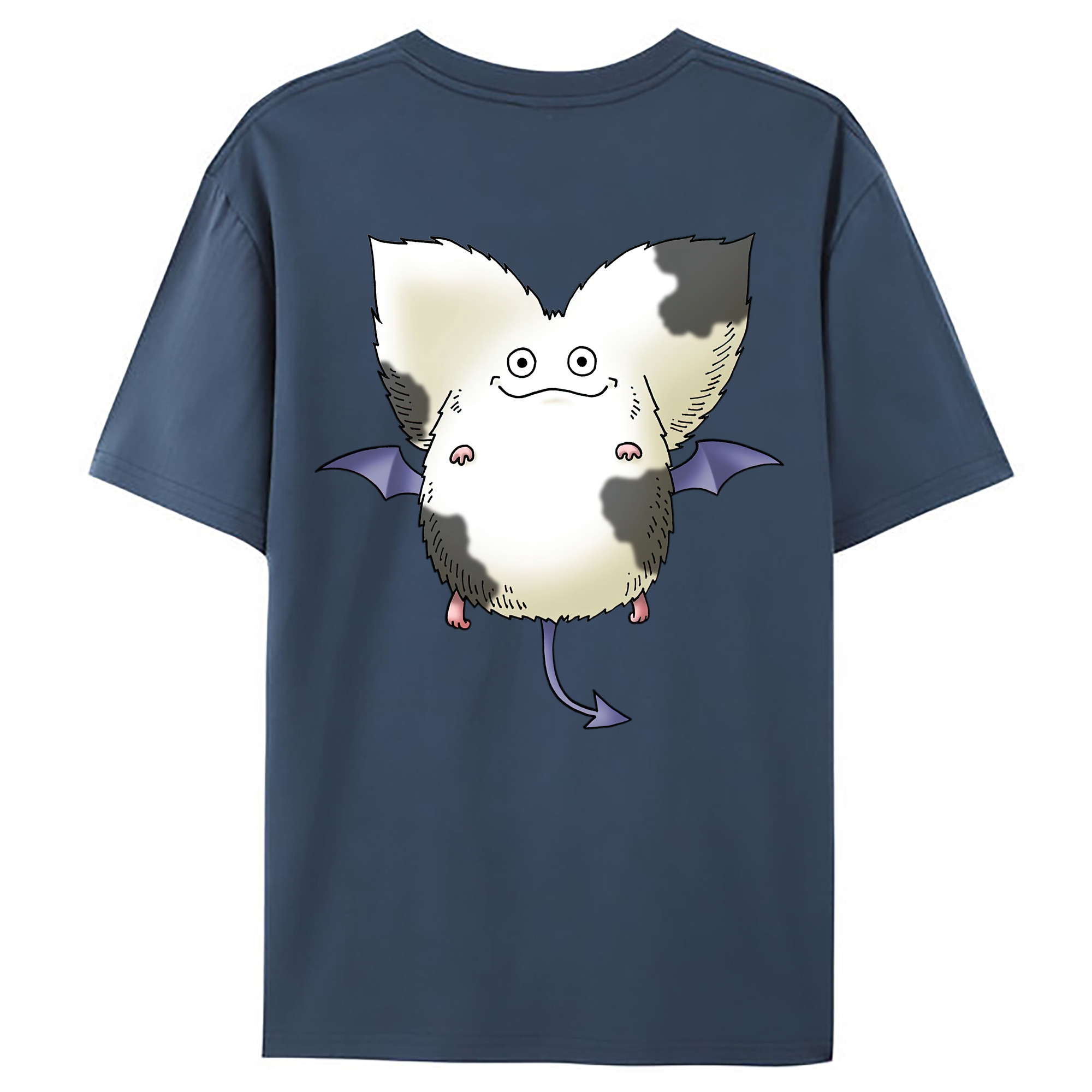 （画像用） ドラゴンクエスト Doragon Kuesuto Dragon Quest 綿100％ メンズ半袖Tシャツ（バックプリント） 通気性