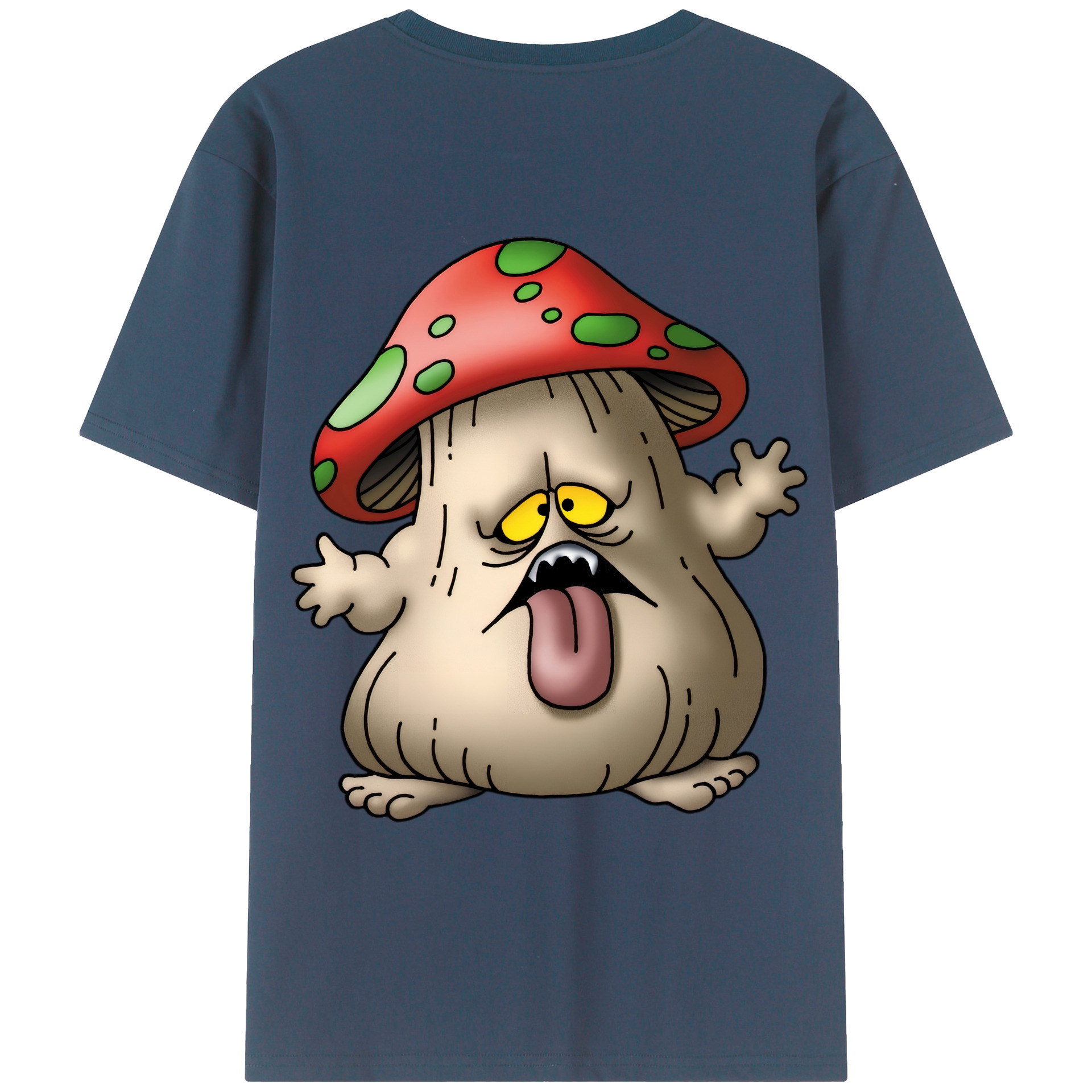 （画像用） ドラゴンクエスト Doragon Kuesuto Dragon Quest 綿100％ メンズ半袖Tシャツ（バックプリント） 通気性