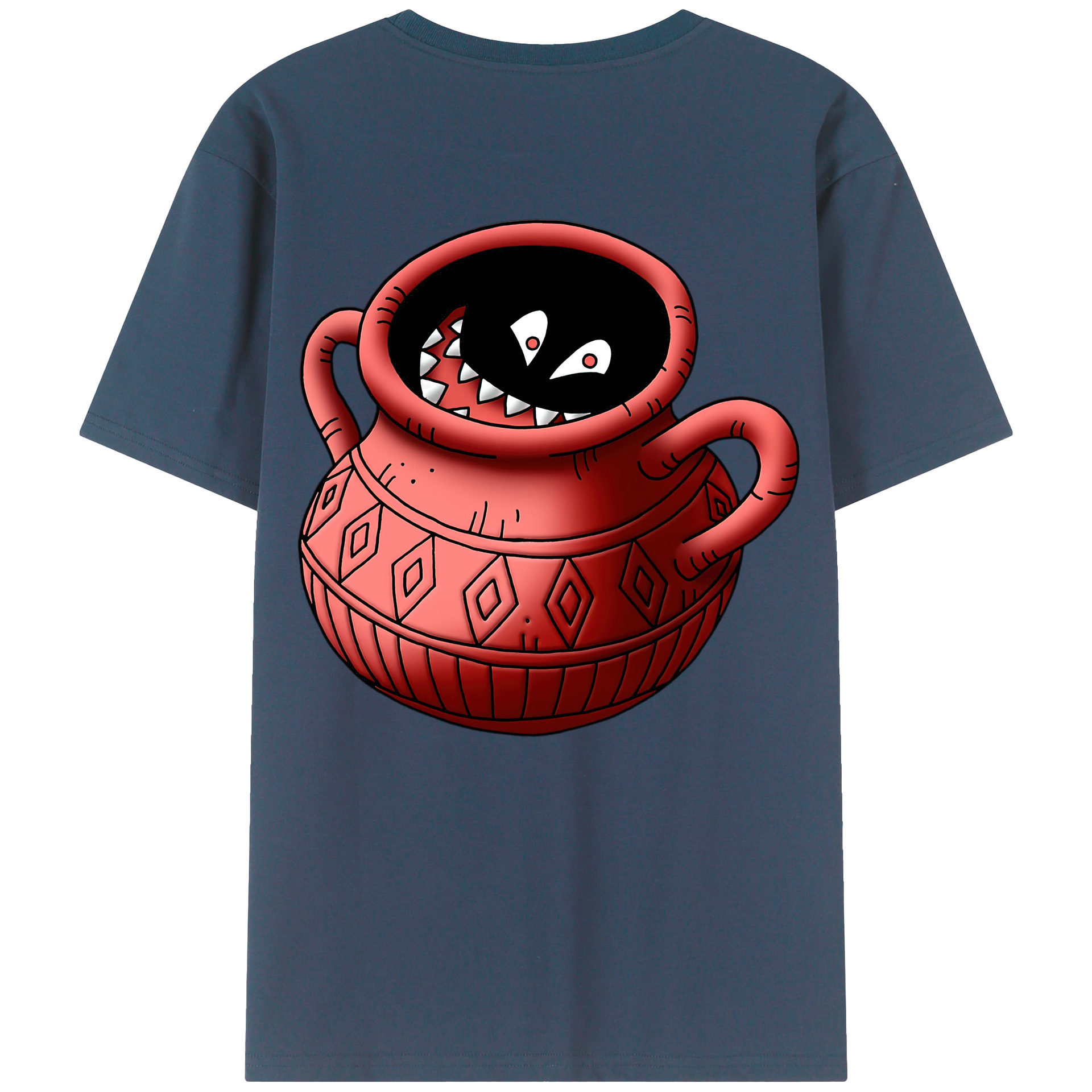 （画像用） ドラゴンクエスト Doragon Kuesuto Dragon Quest 綿100％ メンズ半袖Tシャツ（バックプリント） 通気性