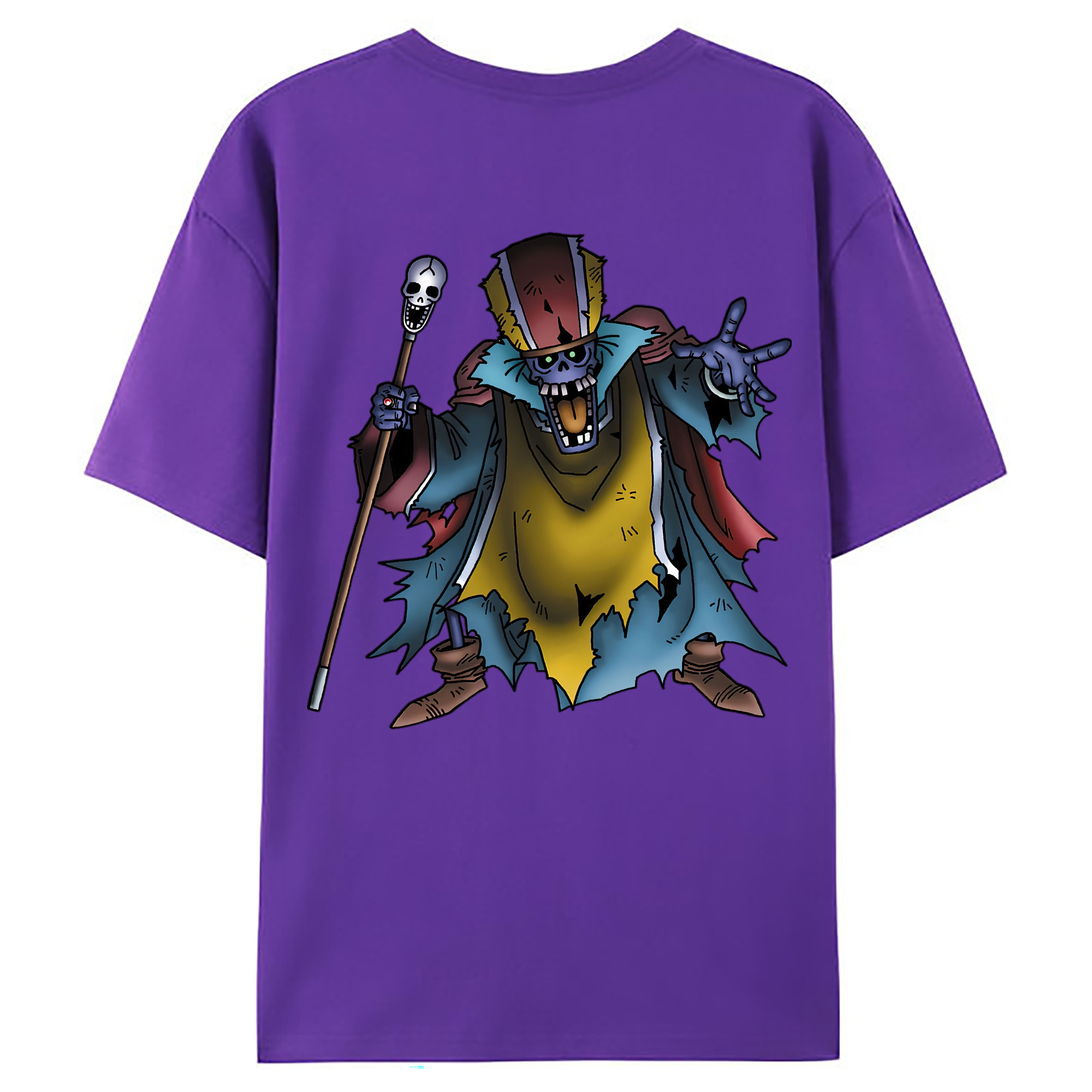 （画像用） ドラゴンクエスト Doragon Kuesuto Dragon Quest 綿100％ メンズ半袖Tシャツ（バックプリント） 通気性