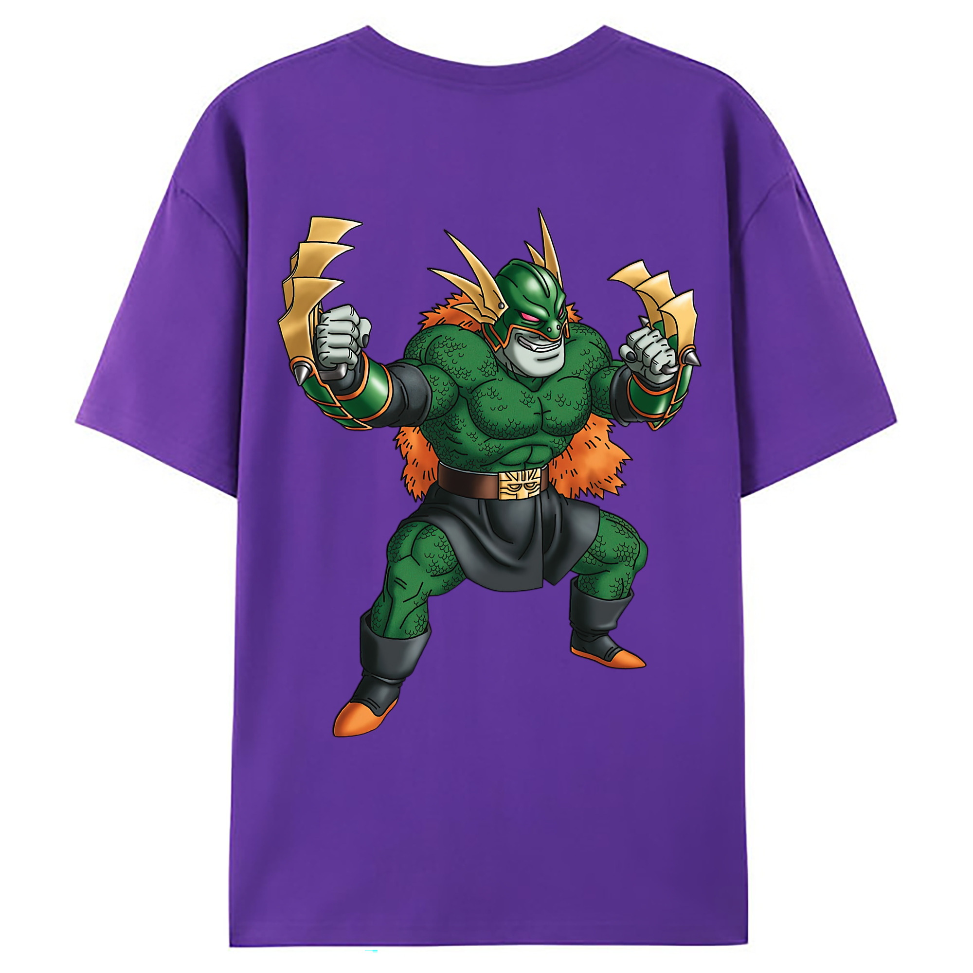 （画像用） ドラゴンクエスト Doragon Kuesuto Dragon Quest 綿100％ メンズ半袖Tシャツ（バックプリント） 通気性