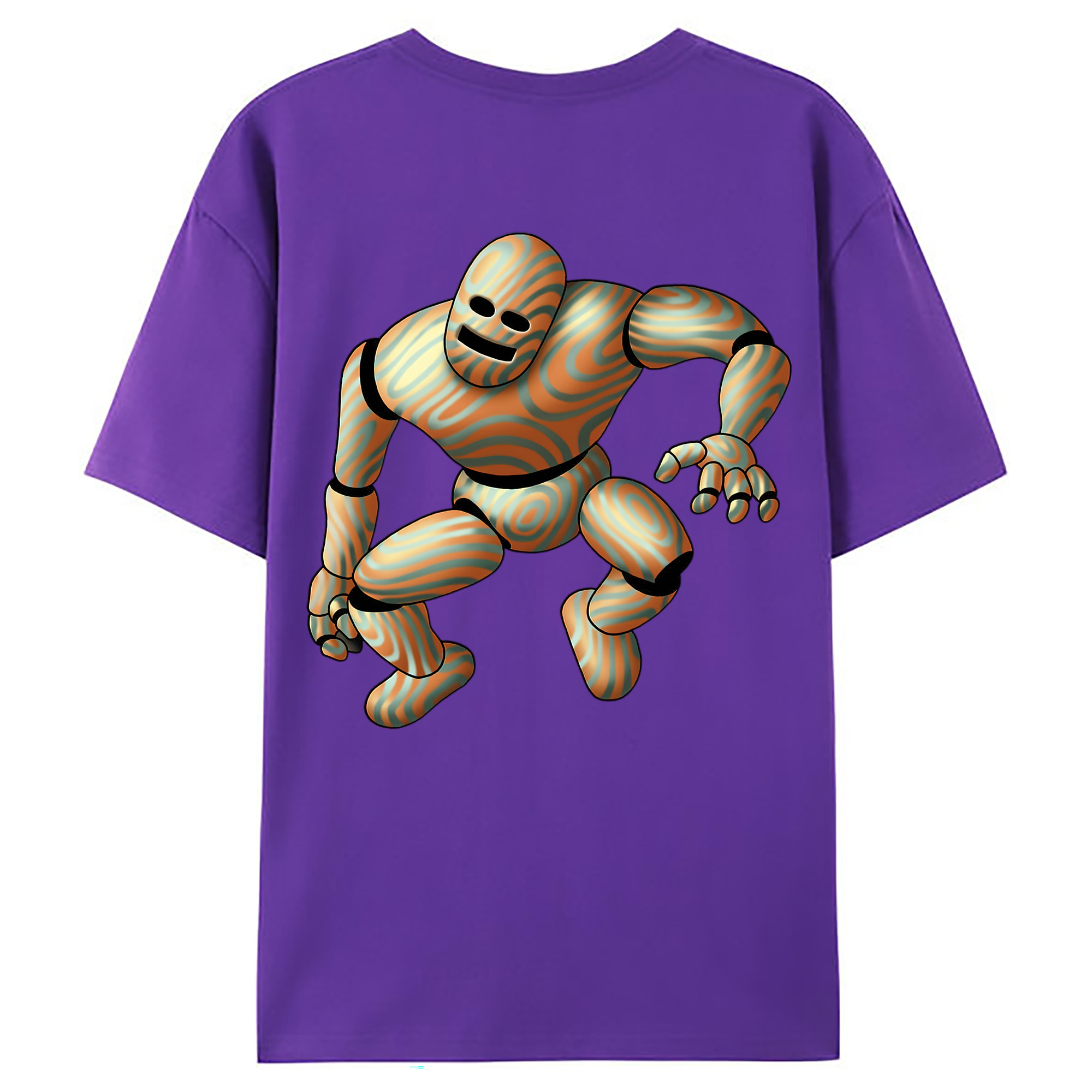 （画像用） ドラゴンクエスト Doragon Kuesuto Dragon Quest 綿100％ メンズ半袖Tシャツ（バックプリント） 通気性