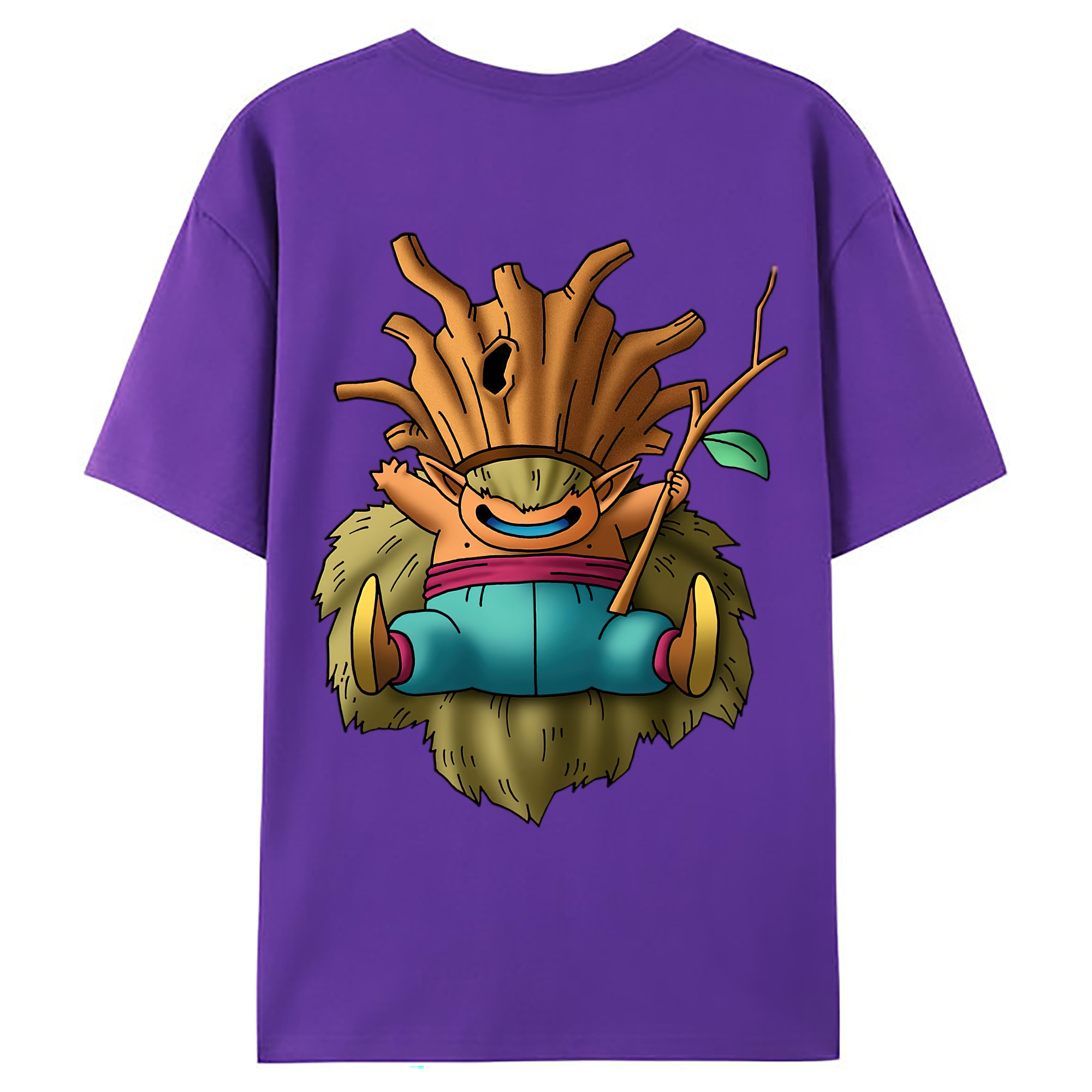 （画像用） ドラゴンクエスト Doragon Kuesuto Dragon Quest 綿100％ メンズ半袖Tシャツ（バックプリント） 通気性