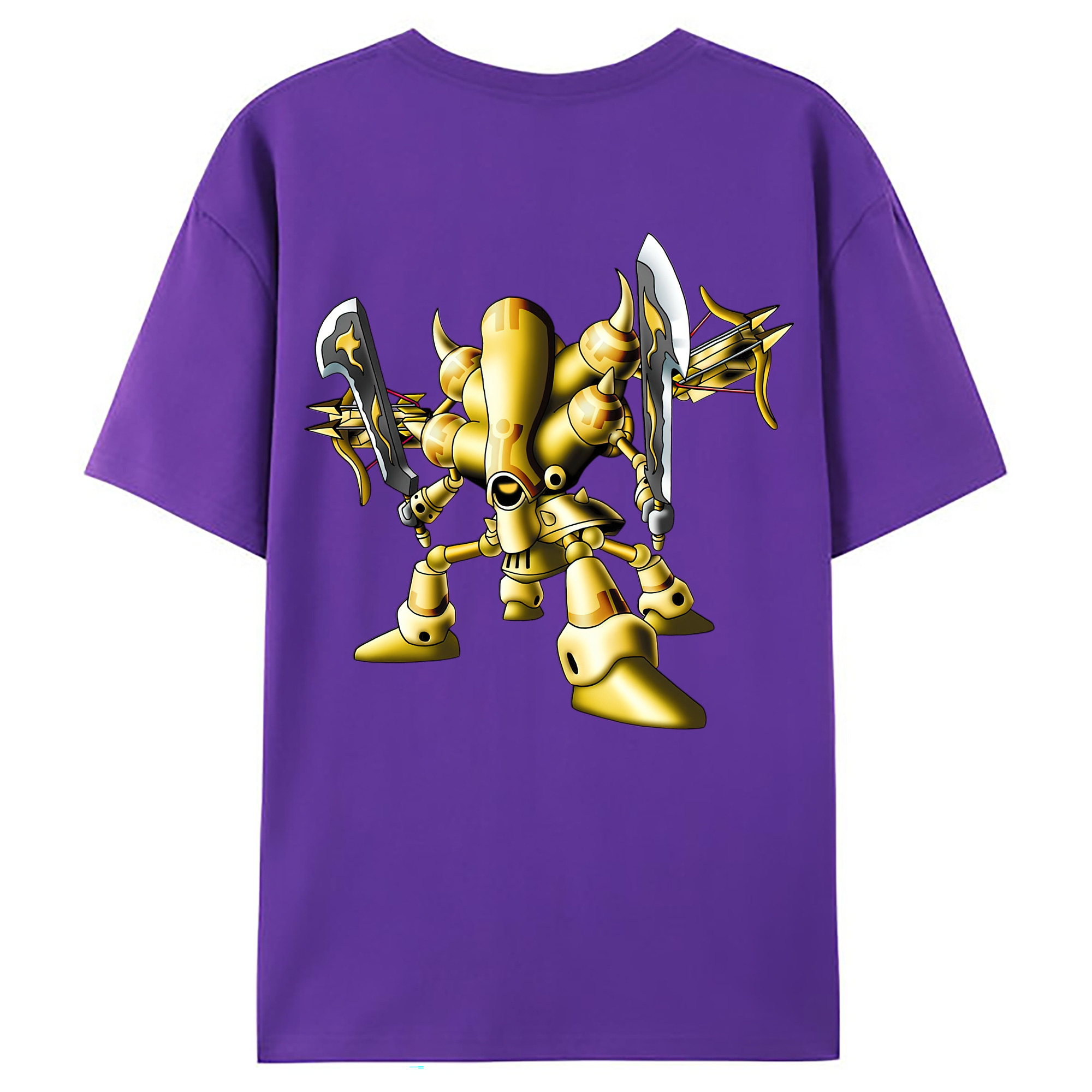 （画像用） ドラゴンクエスト Doragon Kuesuto Dragon Quest 綿100％ メンズ半袖Tシャツ（バックプリント） 通気性