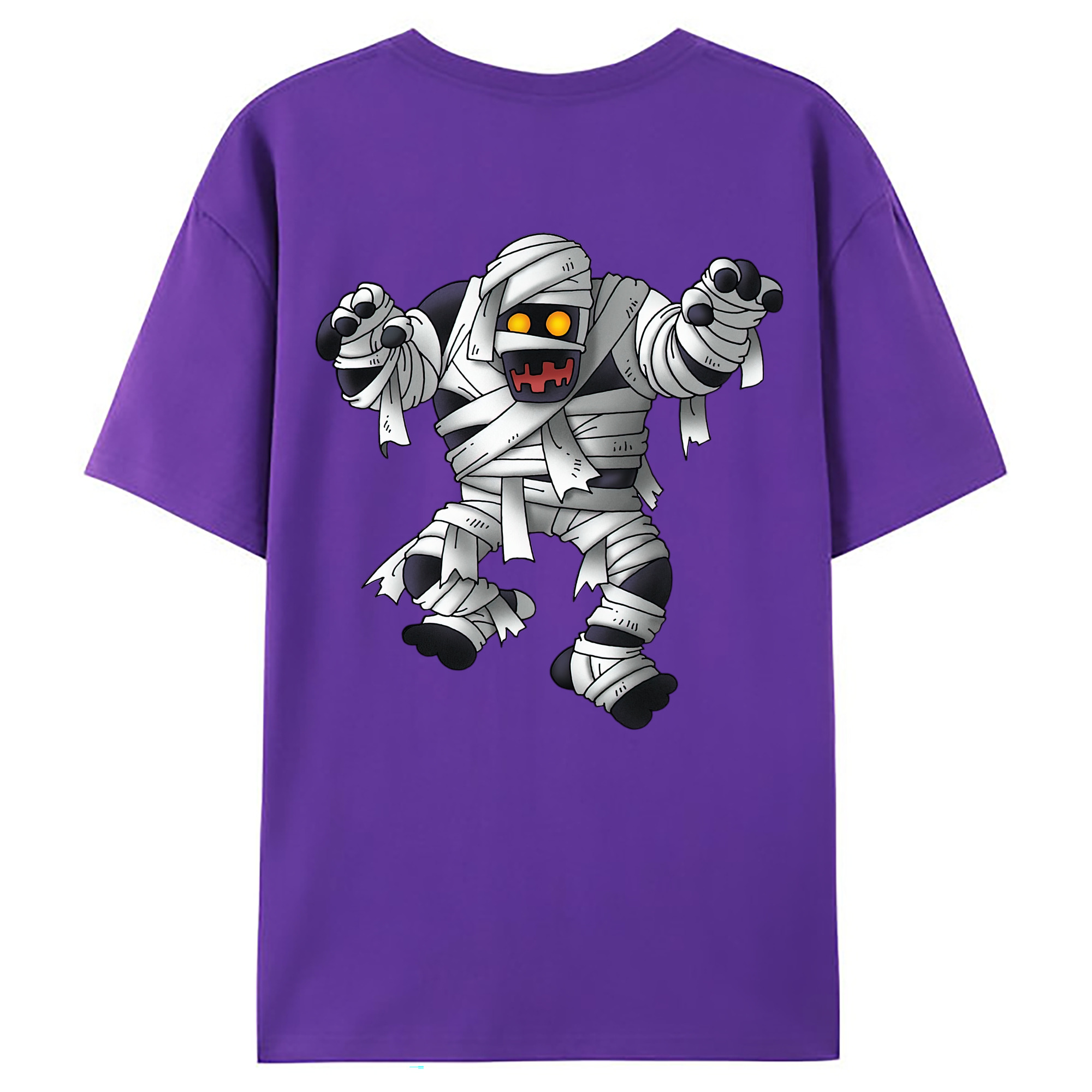 （画像用） ドラゴンクエスト Doragon Kuesuto Dragon Quest 綿100％ メンズ半袖Tシャツ（バックプリント） 通気性