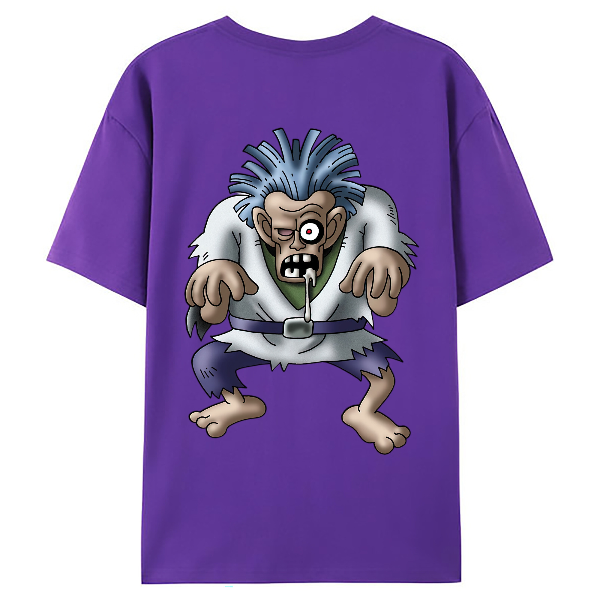 （画像用） ドラゴンクエスト Doragon Kuesuto Dragon Quest 綿100％ メンズ半袖Tシャツ（バックプリント） 通気性