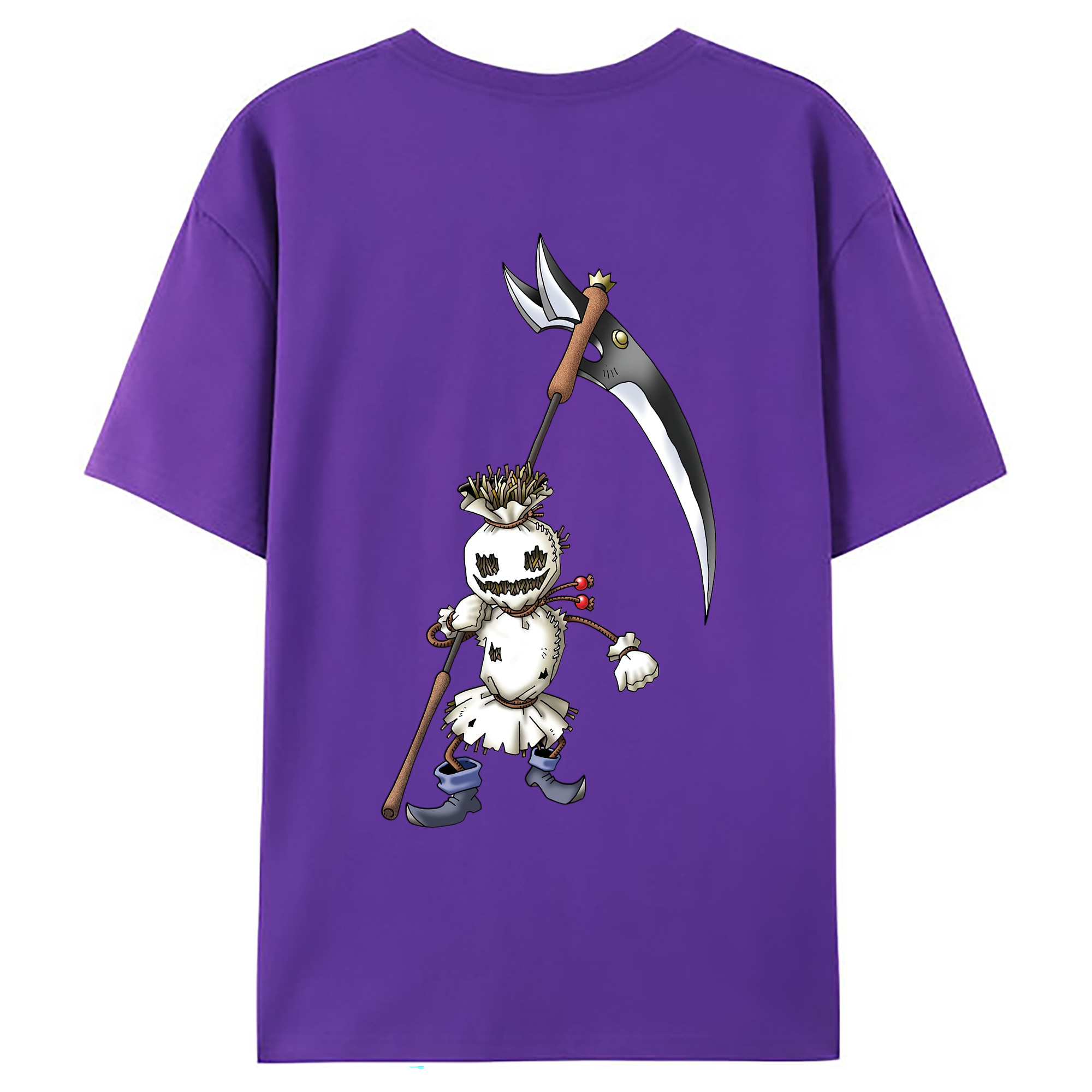 （画像用） ドラゴンクエスト Doragon Kuesuto Dragon Quest 綿100％ メンズ半袖Tシャツ（バックプリント） 通気性