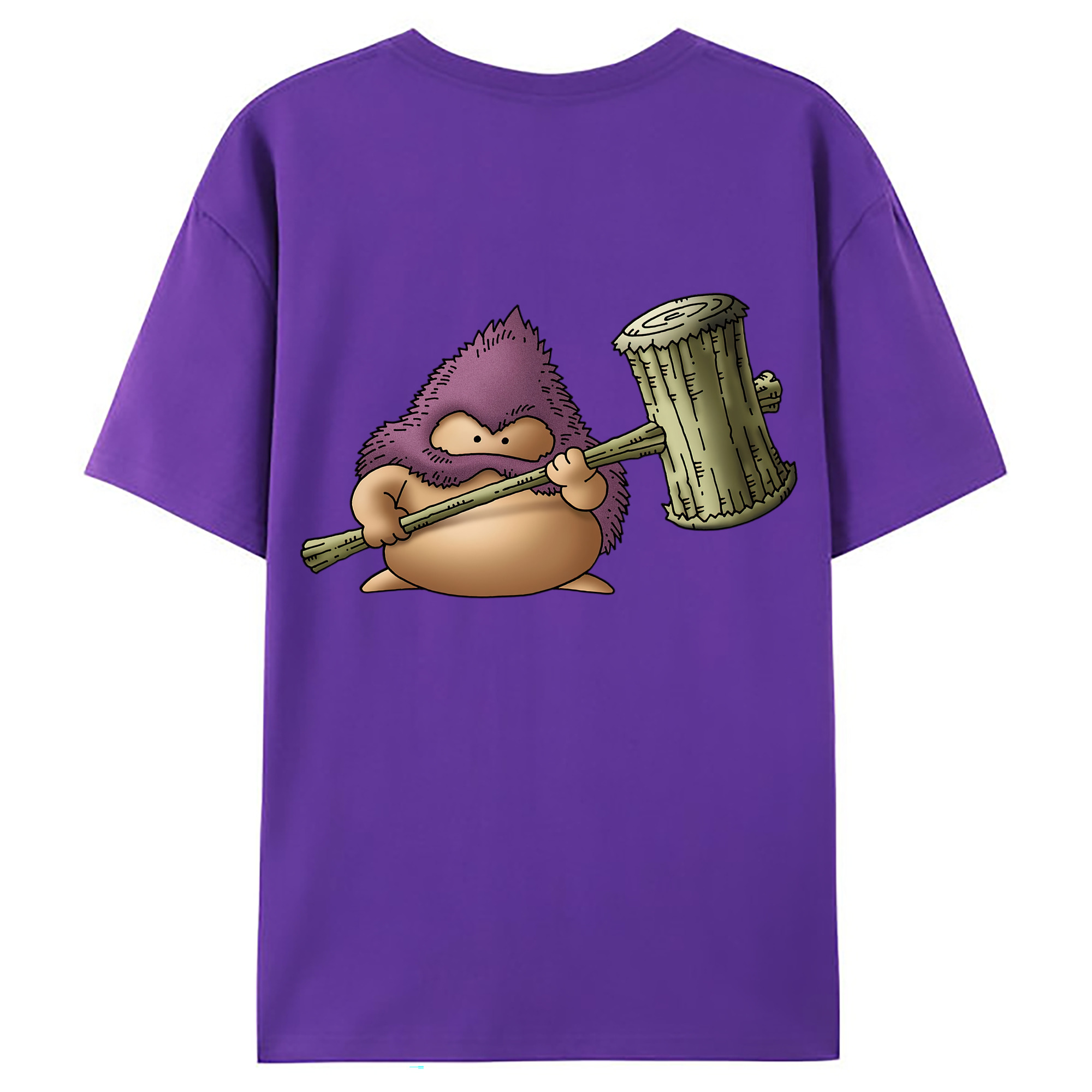 （画像用） ドラゴンクエスト Doragon Kuesuto Dragon Quest 綿100％ メンズ半袖Tシャツ（バックプリント） 通気性