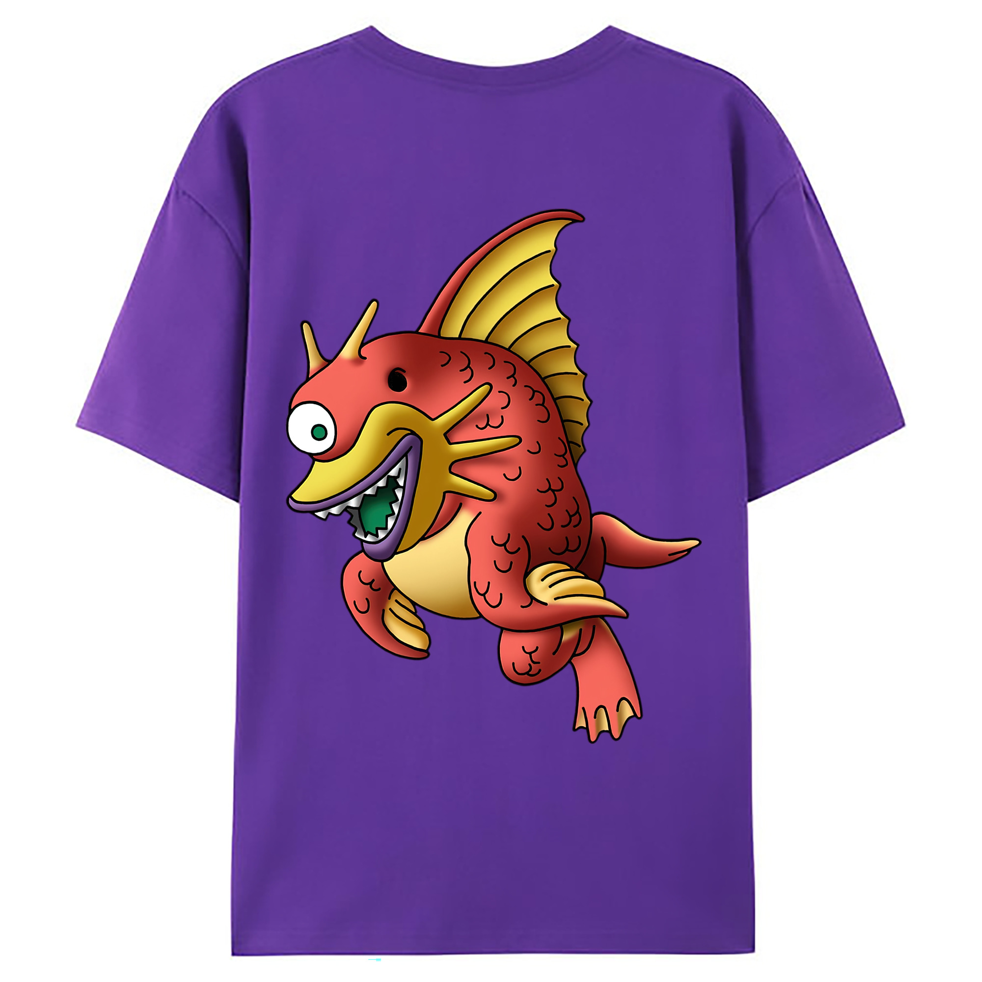 （画像用） ドラゴンクエスト Doragon Kuesuto Dragon Quest 綿100％ メンズ半袖Tシャツ（バックプリント） 通気性