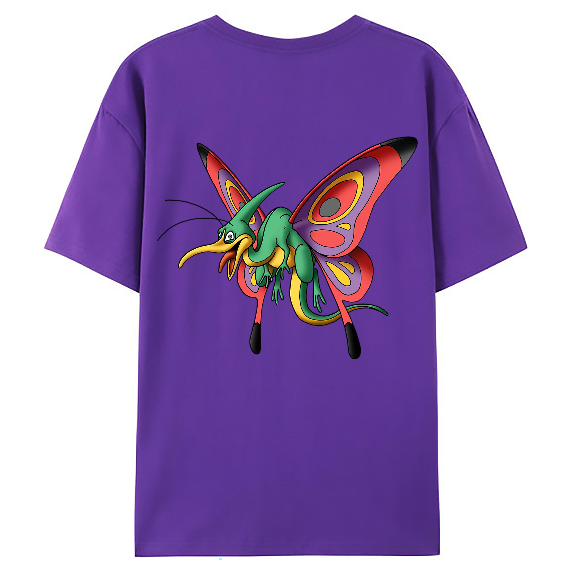 （画像用） ドラゴンクエスト Doragon Kuesuto Dragon Quest 綿100％ メンズ半袖Tシャツ（バックプリント） 通気性