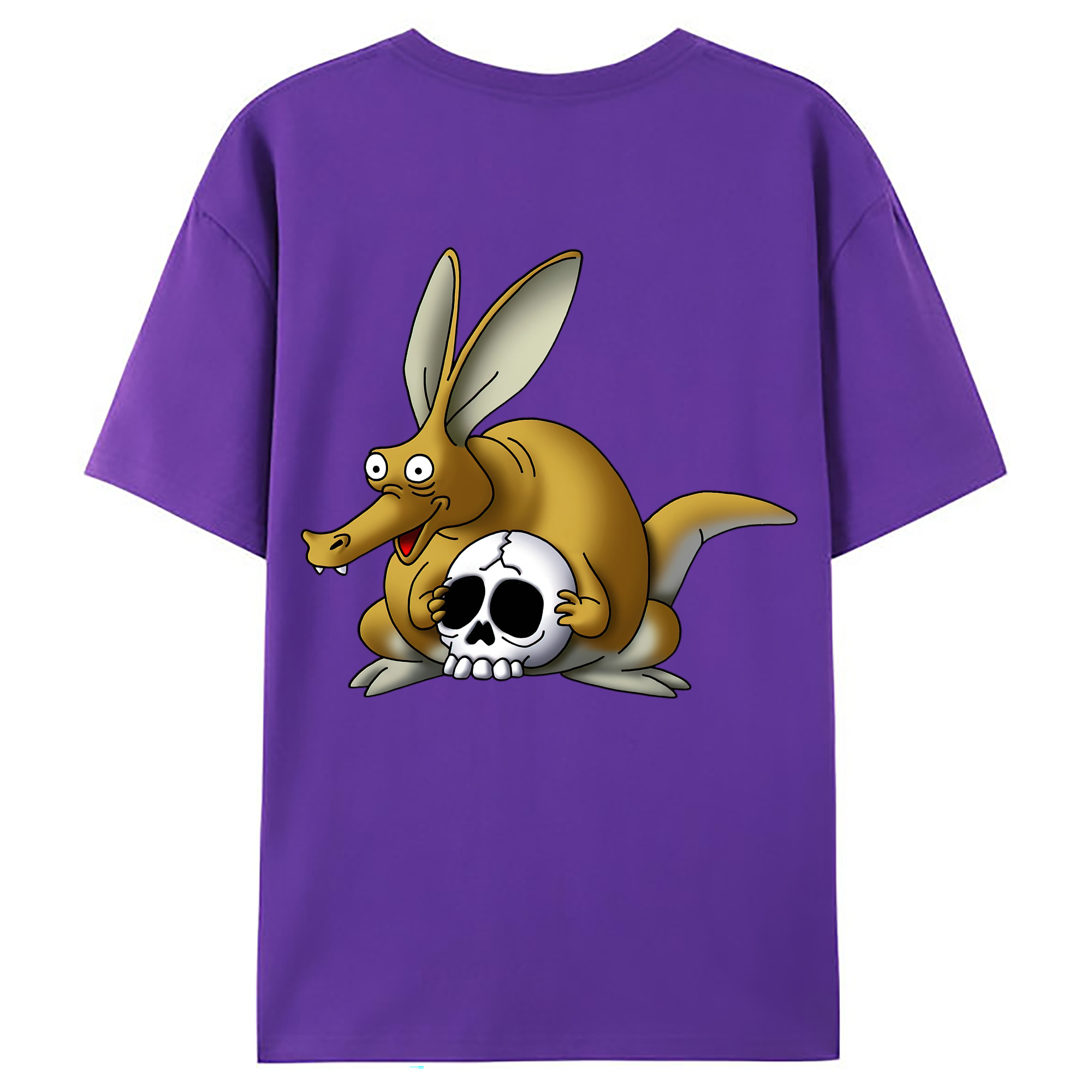 （画像用） ドラゴンクエスト Doragon Kuesuto Dragon Quest 綿100％ メンズ半袖Tシャツ（バックプリント） 通気性