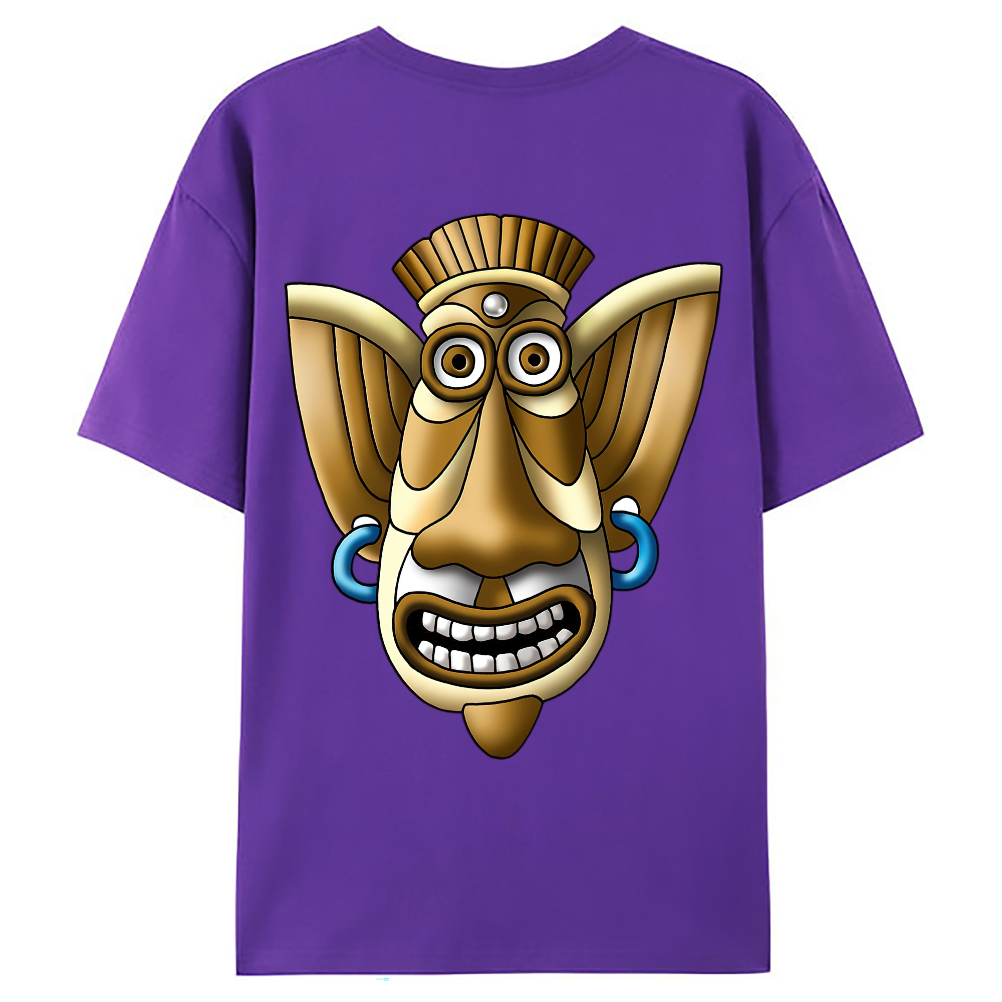 （画像用） ドラゴンクエスト Doragon Kuesuto Dragon Quest 綿100％ メンズ半袖Tシャツ（バックプリント） 通気性
