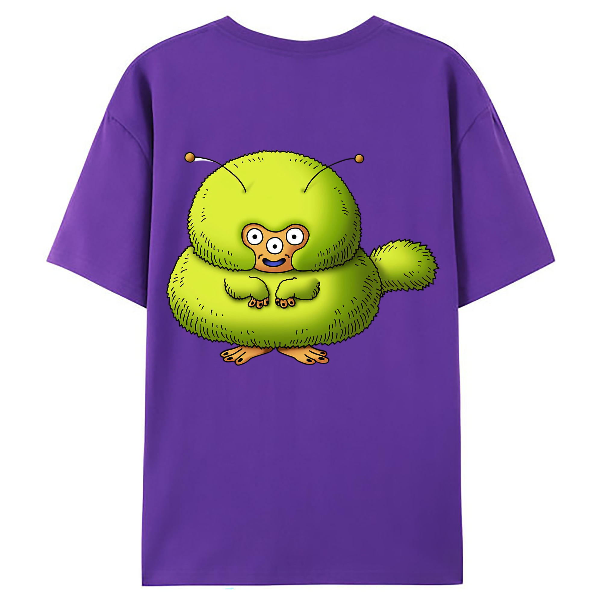 （画像用） ドラゴンクエスト Doragon Kuesuto Dragon Quest 綿100％ メンズ半袖Tシャツ（バックプリント） 通気性