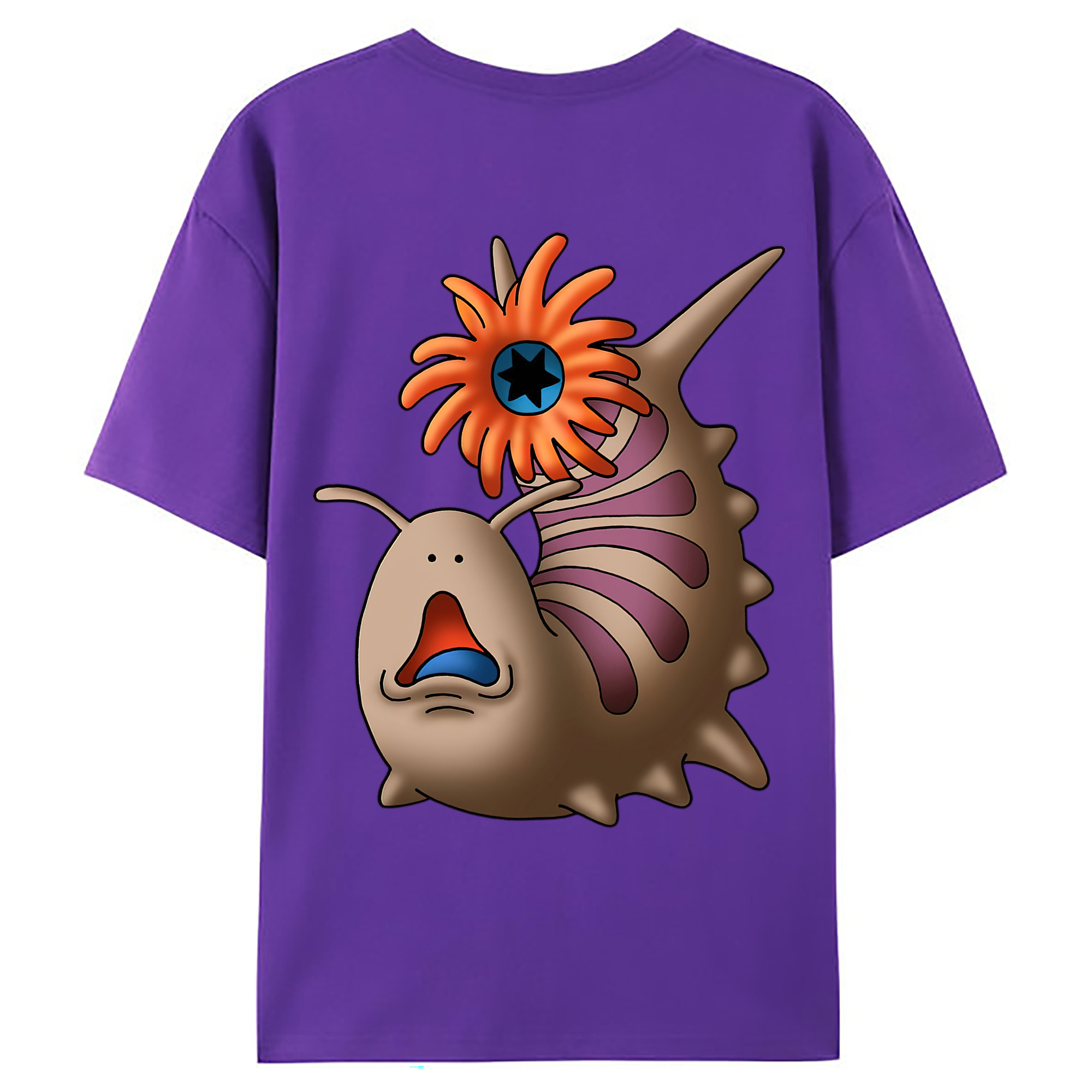 （画像用） ドラゴンクエスト Doragon Kuesuto Dragon Quest 綿100％ メンズ半袖Tシャツ（バックプリント） 通気性