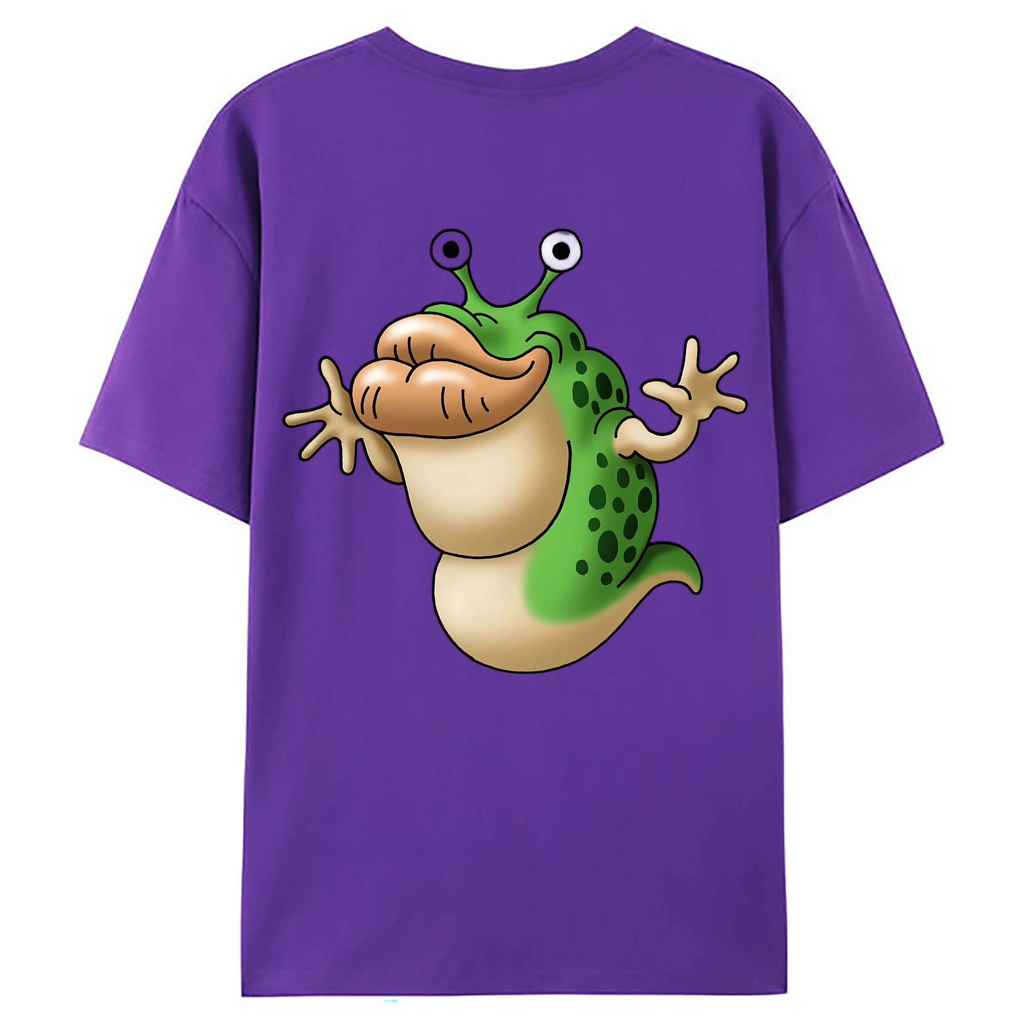 （画像用） ドラゴンクエスト Doragon Kuesuto Dragon Quest 綿100％ メンズ半袖Tシャツ（バックプリント） 通気性