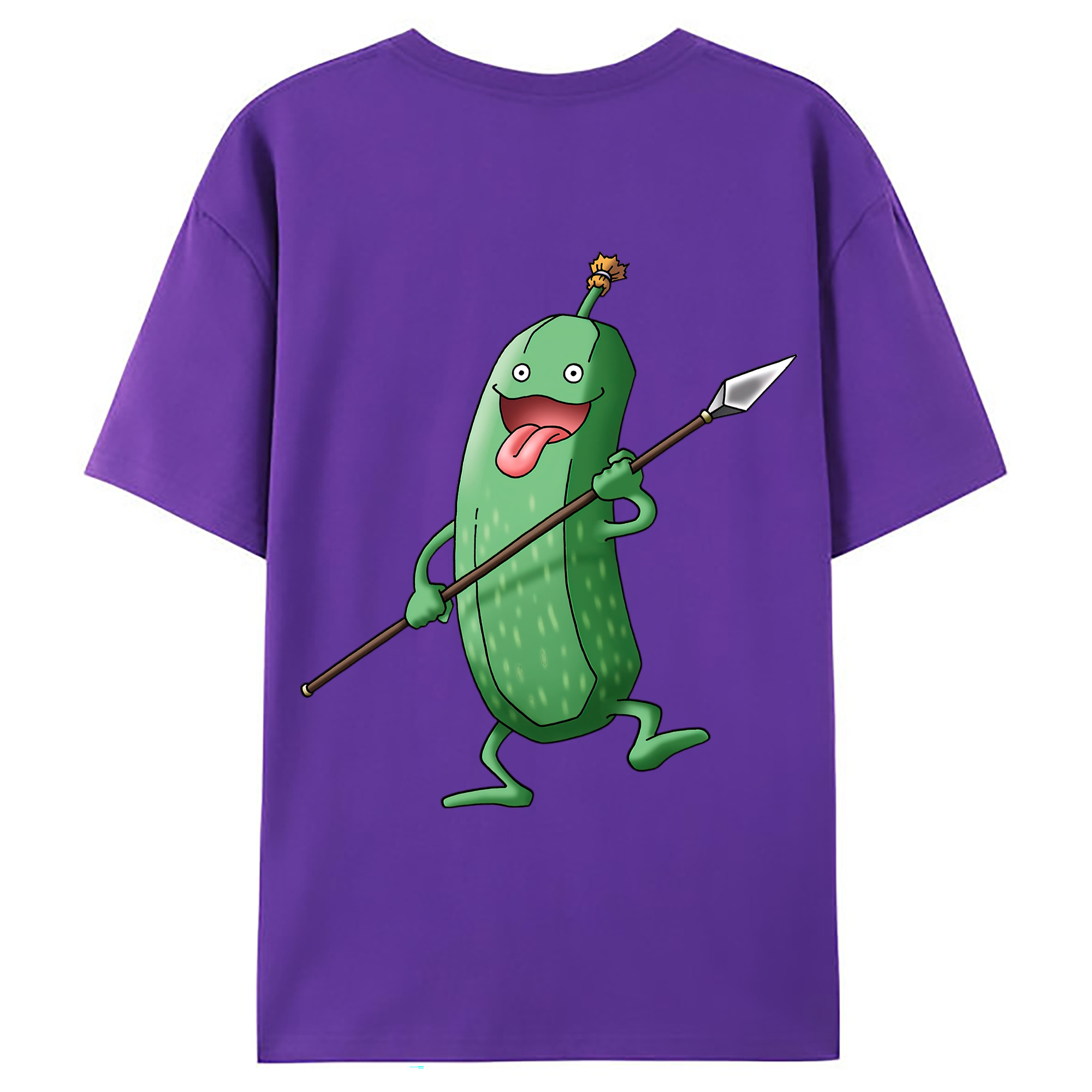 （画像用） ドラゴンクエスト Doragon Kuesuto Dragon Quest 綿100％ メンズ半袖Tシャツ（バックプリント） 通気性
