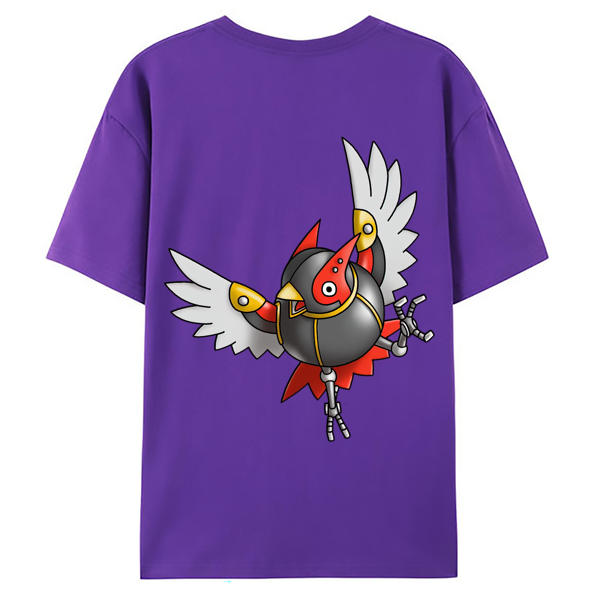 （画像用） ドラゴンクエスト Doragon Kuesuto Dragon Quest 綿100％ メンズ半袖Tシャツ（バックプリント） 通気性