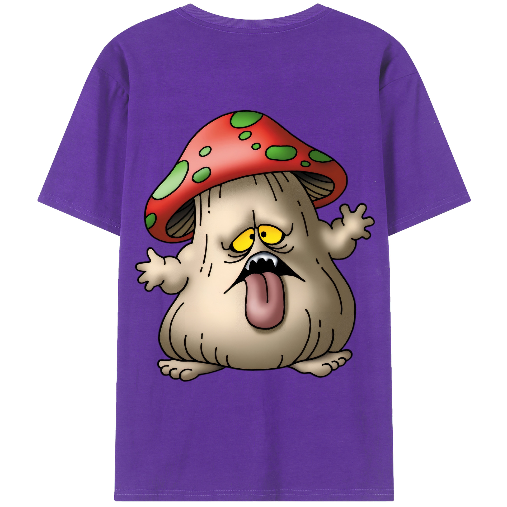 （画像用） ドラゴンクエスト Doragon Kuesuto Dragon Quest 綿100％ メンズ半袖Tシャツ（バックプリント） 通気性