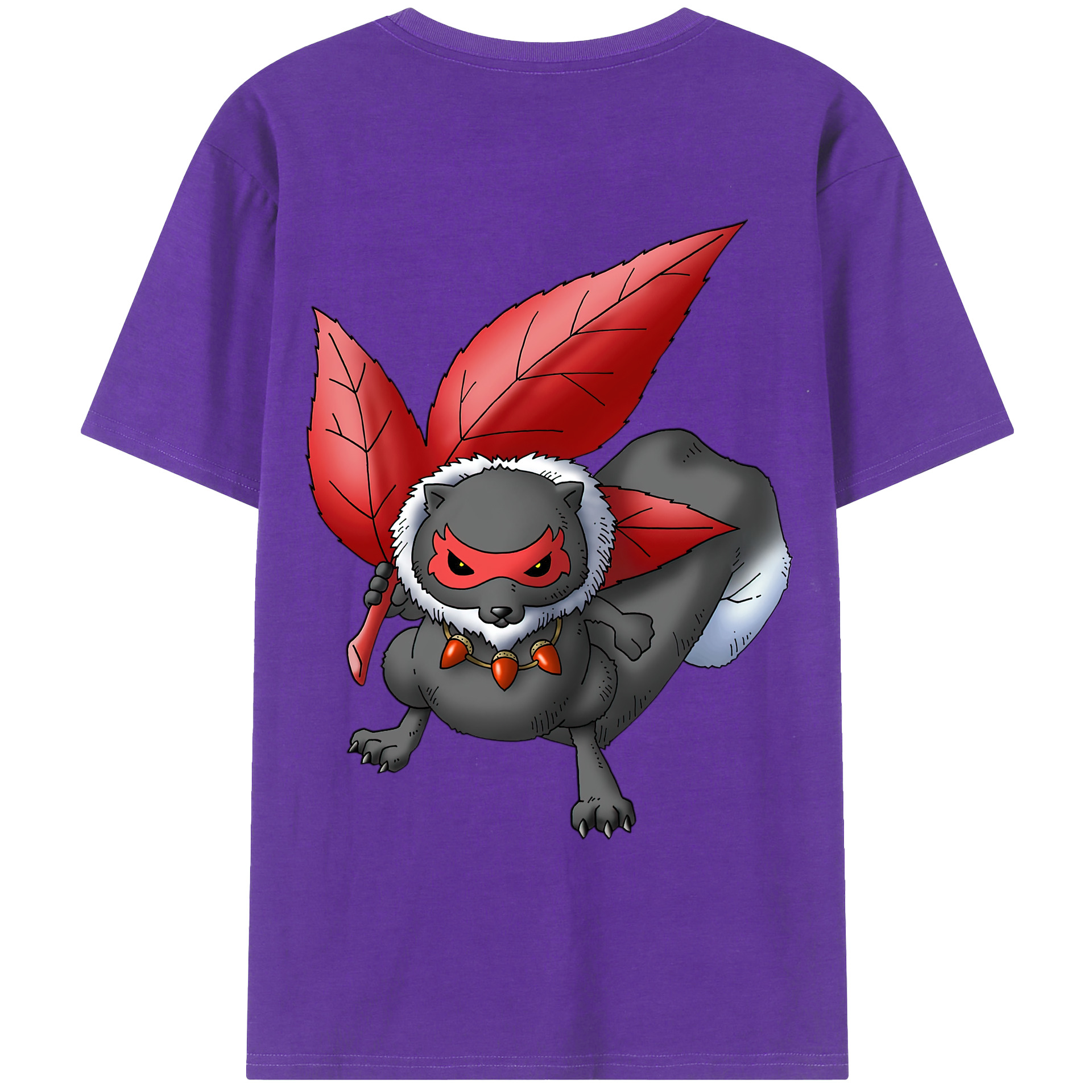 （画像用） ドラゴンクエスト Doragon Kuesuto Dragon Quest 綿100％ メンズ半袖Tシャツ（バックプリント） 通気性