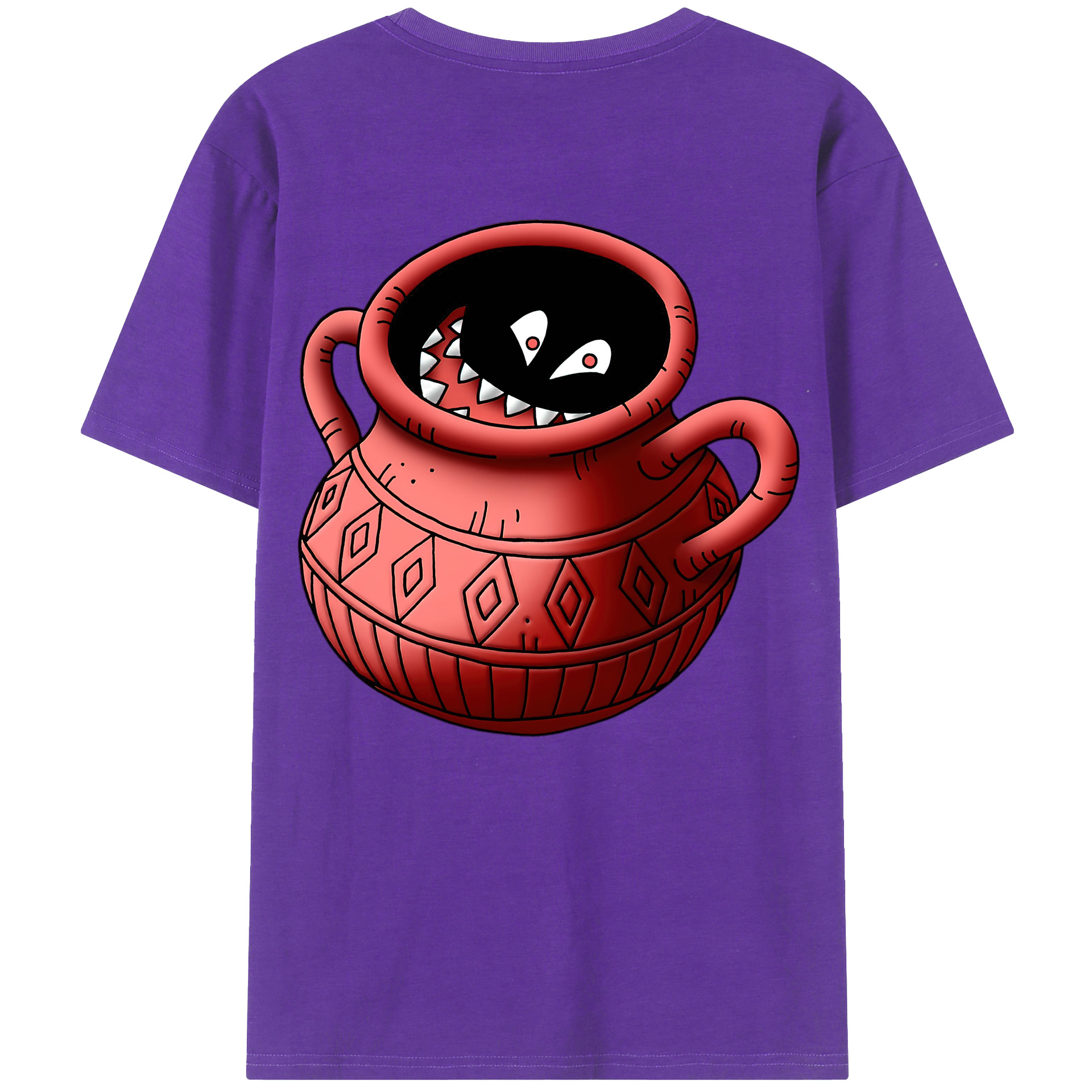 （画像用） ドラゴンクエスト Doragon Kuesuto Dragon Quest 綿100％ メンズ半袖Tシャツ（バックプリント） 通気性