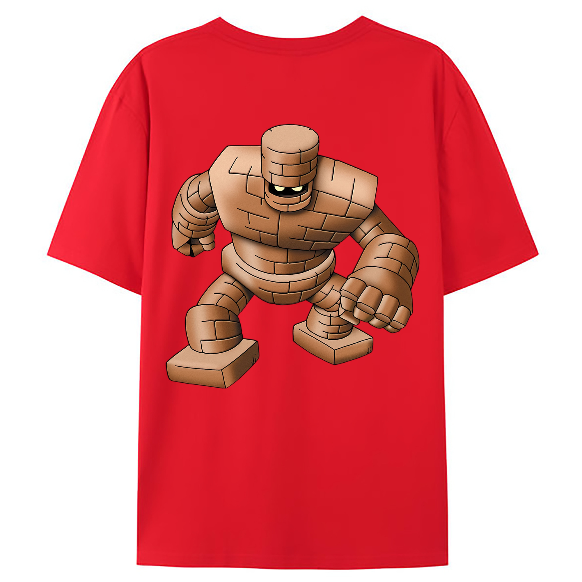 （画像用） ドラゴンクエスト Doragon Kuesuto Dragon Quest 綿100％ メンズ半袖Tシャツ（バックプリント） 通気性