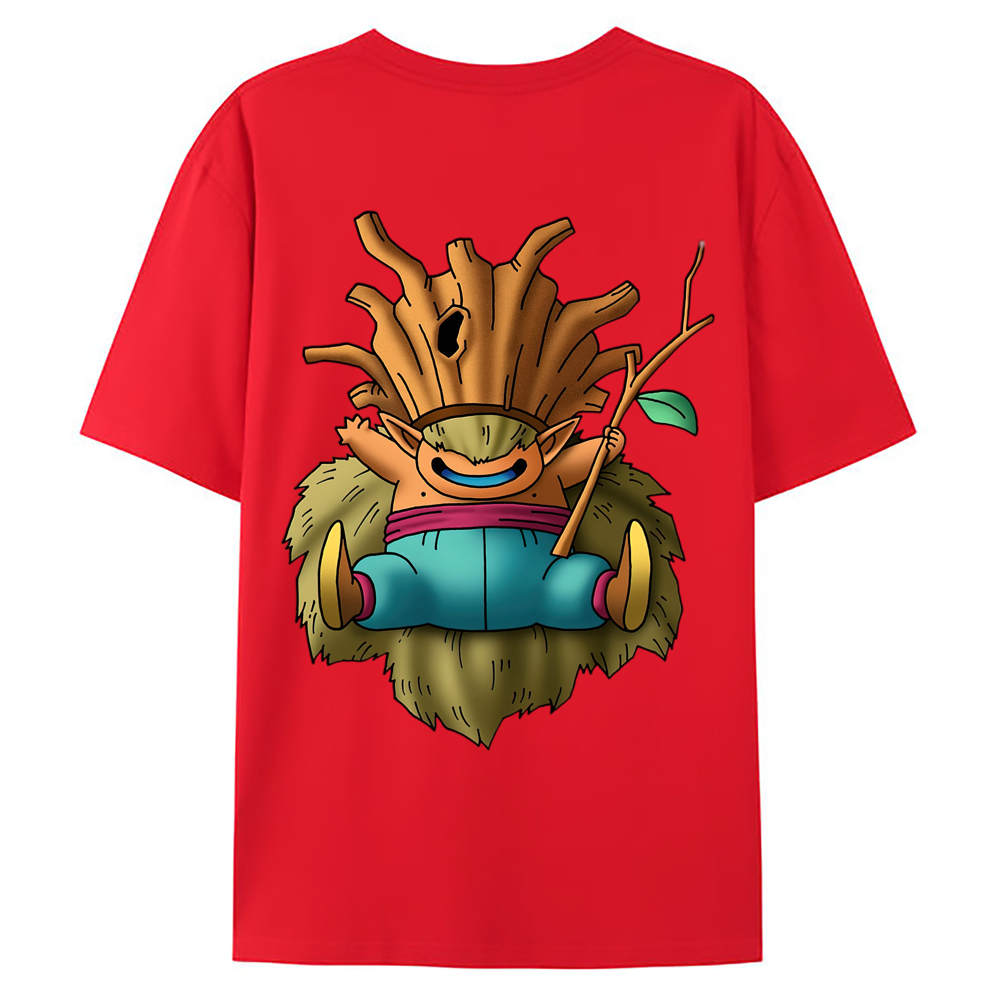 （画像用） ドラゴンクエスト Doragon Kuesuto Dragon Quest 綿100％ メンズ半袖Tシャツ（バックプリント） 通気性